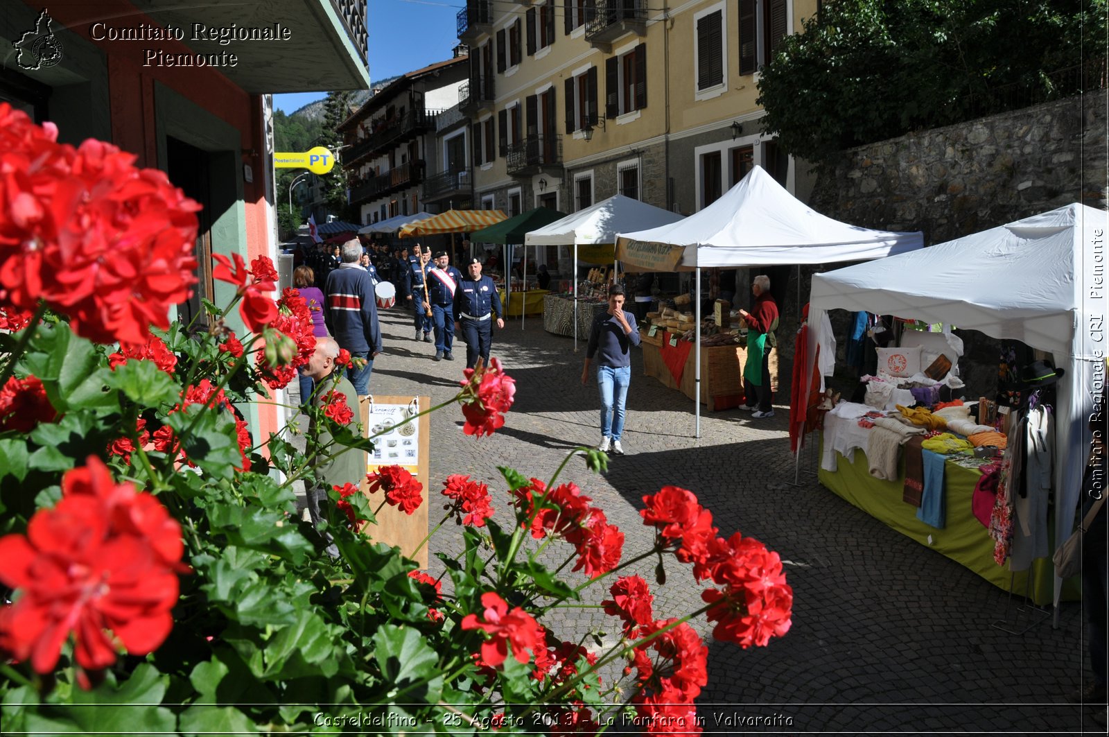 Casteldelfino - 25 Agosto 2013 - La Fanfara in Valvaraita - Croce Rossa Italiana - Comitato Regionale del Piemonte