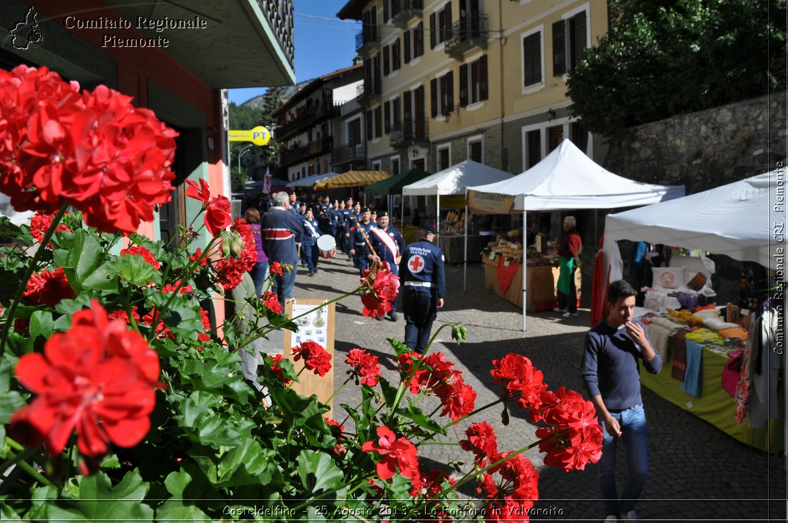 Casteldelfino - 25 Agosto 2013 - La Fanfara in Valvaraita - Croce Rossa Italiana - Comitato Regionale del Piemonte