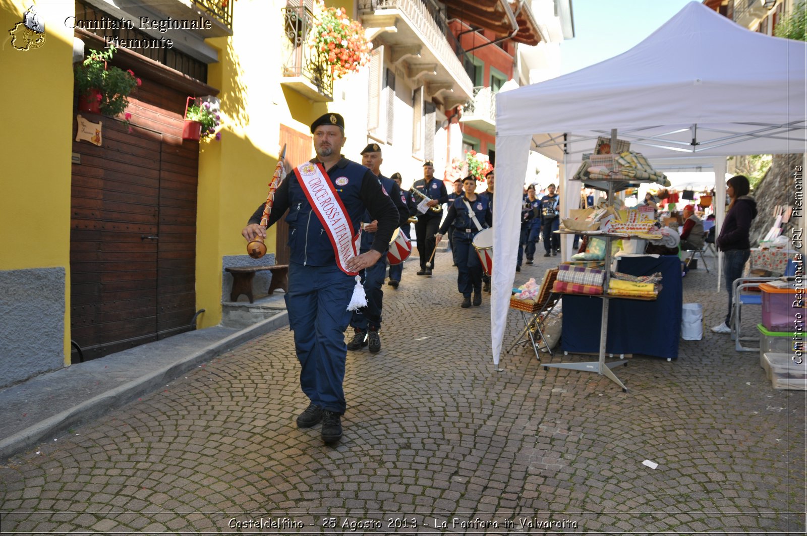 Casteldelfino - 25 Agosto 2013 - La Fanfara in Valvaraita - Croce Rossa Italiana - Comitato Regionale del Piemonte