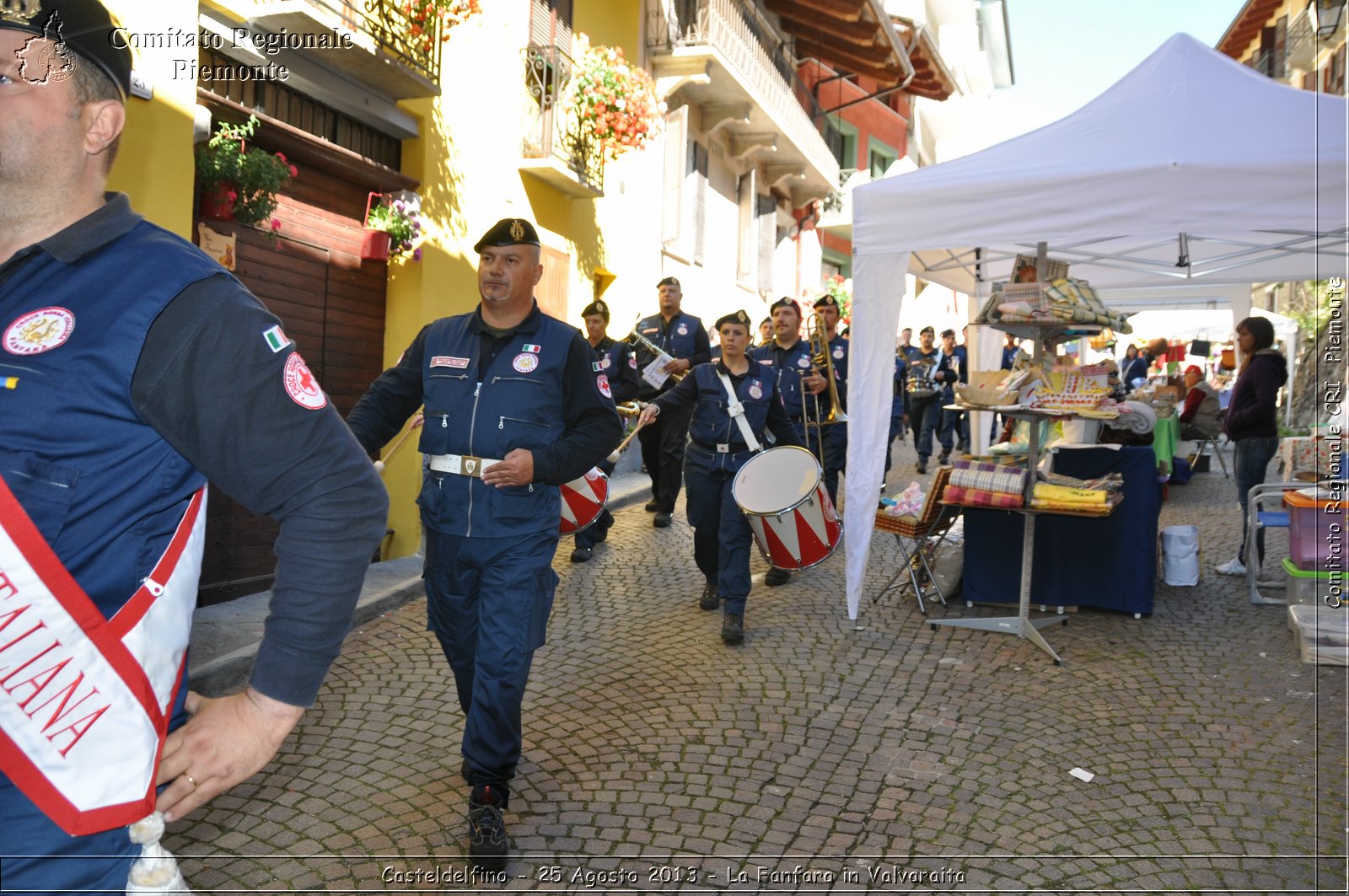 Casteldelfino - 25 Agosto 2013 - La Fanfara in Valvaraita - Croce Rossa Italiana - Comitato Regionale del Piemonte