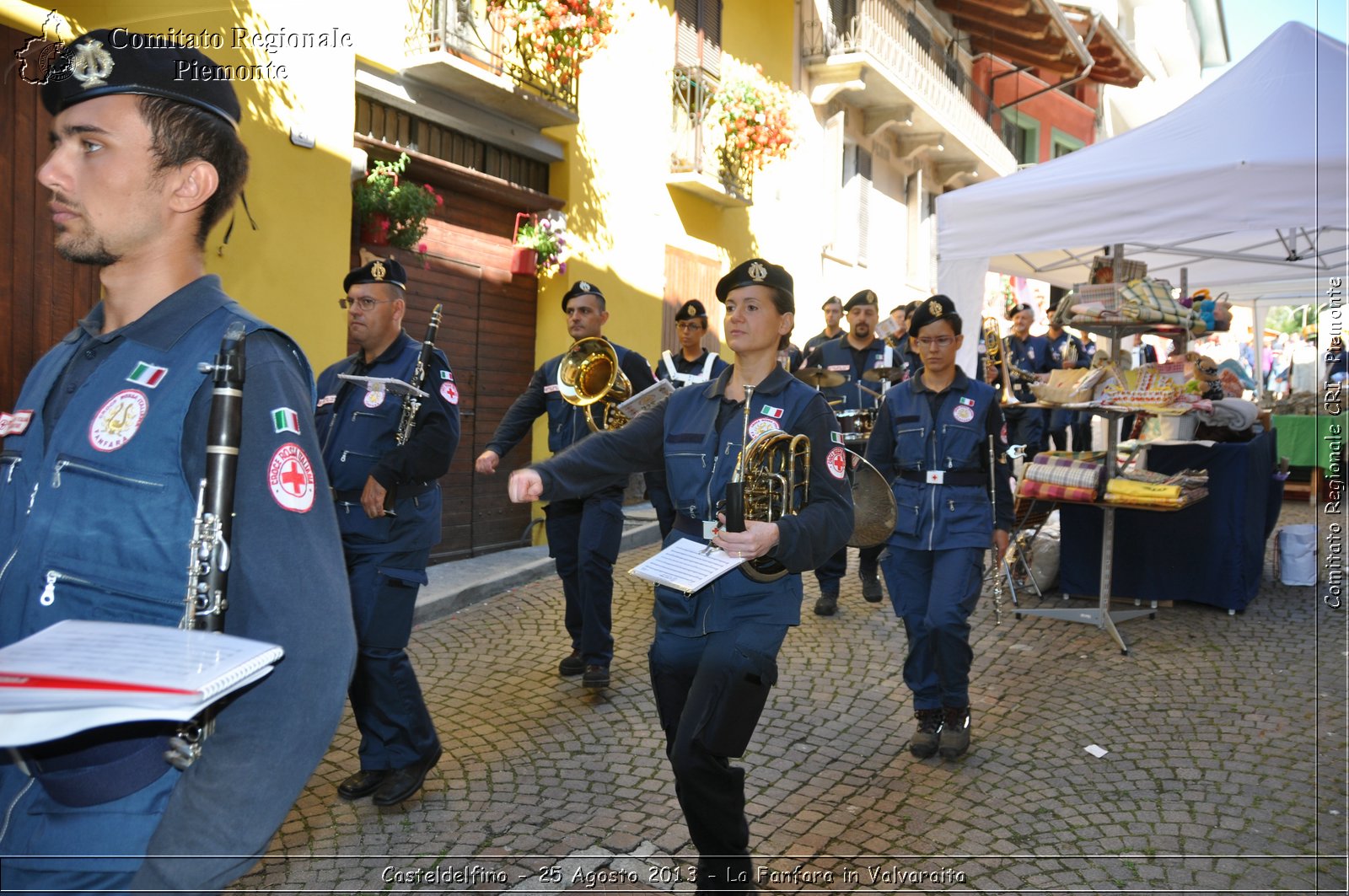 Casteldelfino - 25 Agosto 2013 - La Fanfara in Valvaraita - Croce Rossa Italiana - Comitato Regionale del Piemonte