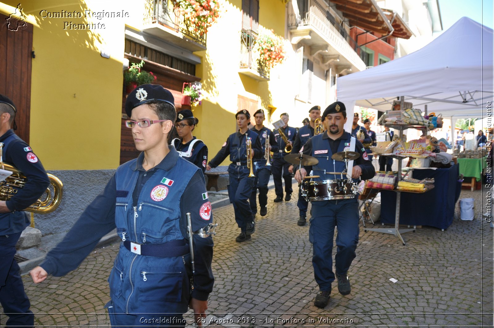 Casteldelfino - 25 Agosto 2013 - La Fanfara in Valvaraita - Croce Rossa Italiana - Comitato Regionale del Piemonte