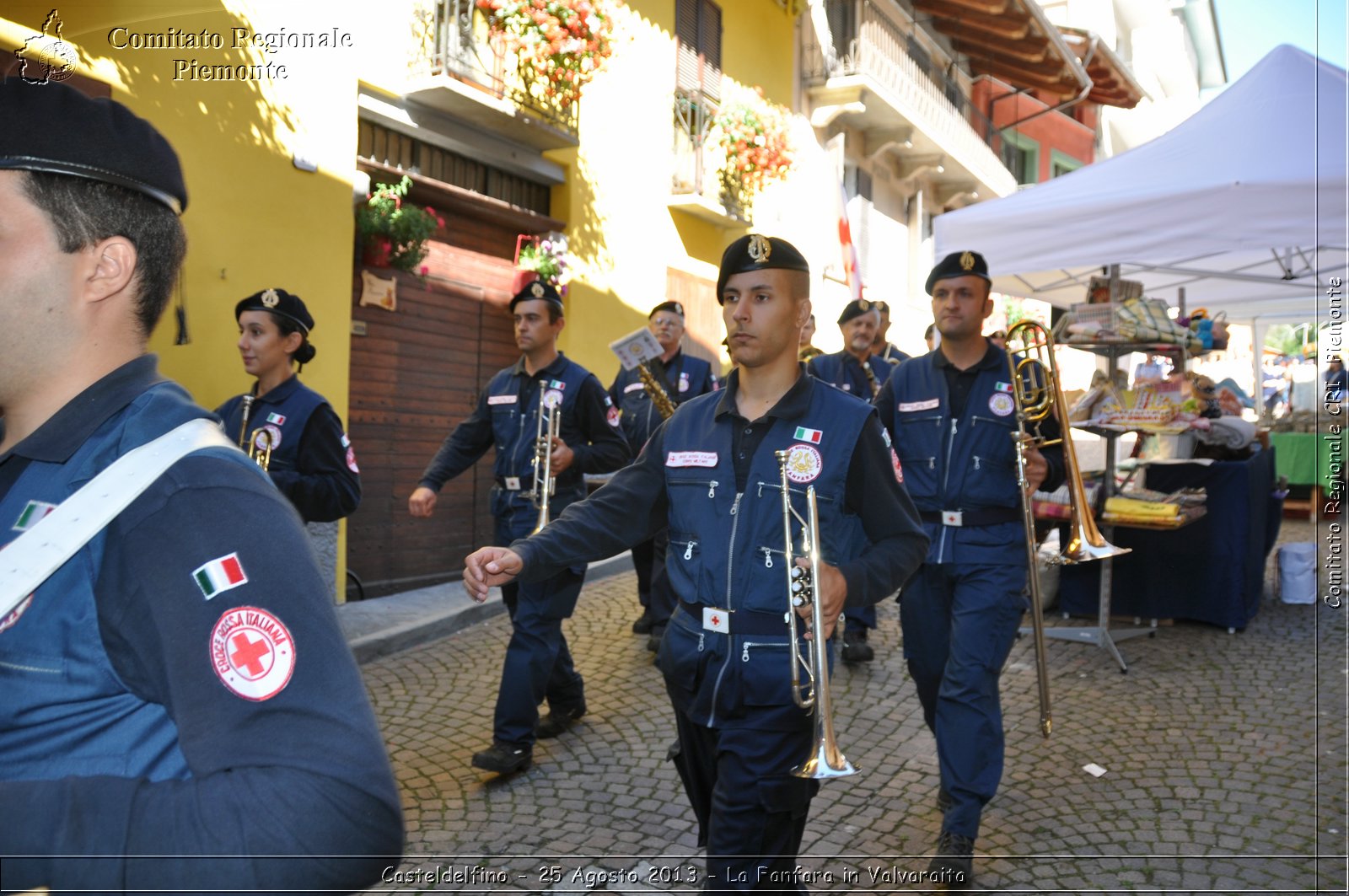 Casteldelfino - 25 Agosto 2013 - La Fanfara in Valvaraita - Croce Rossa Italiana - Comitato Regionale del Piemonte