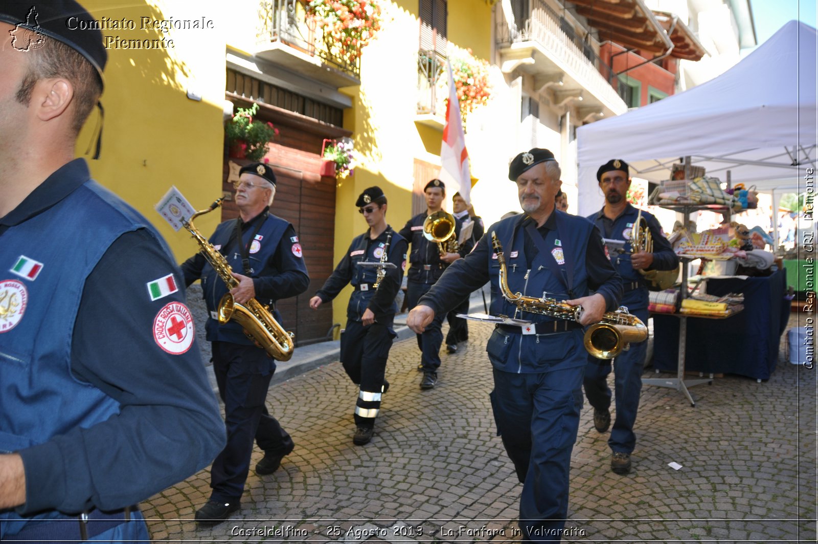 Casteldelfino - 25 Agosto 2013 - La Fanfara in Valvaraita - Croce Rossa Italiana - Comitato Regionale del Piemonte