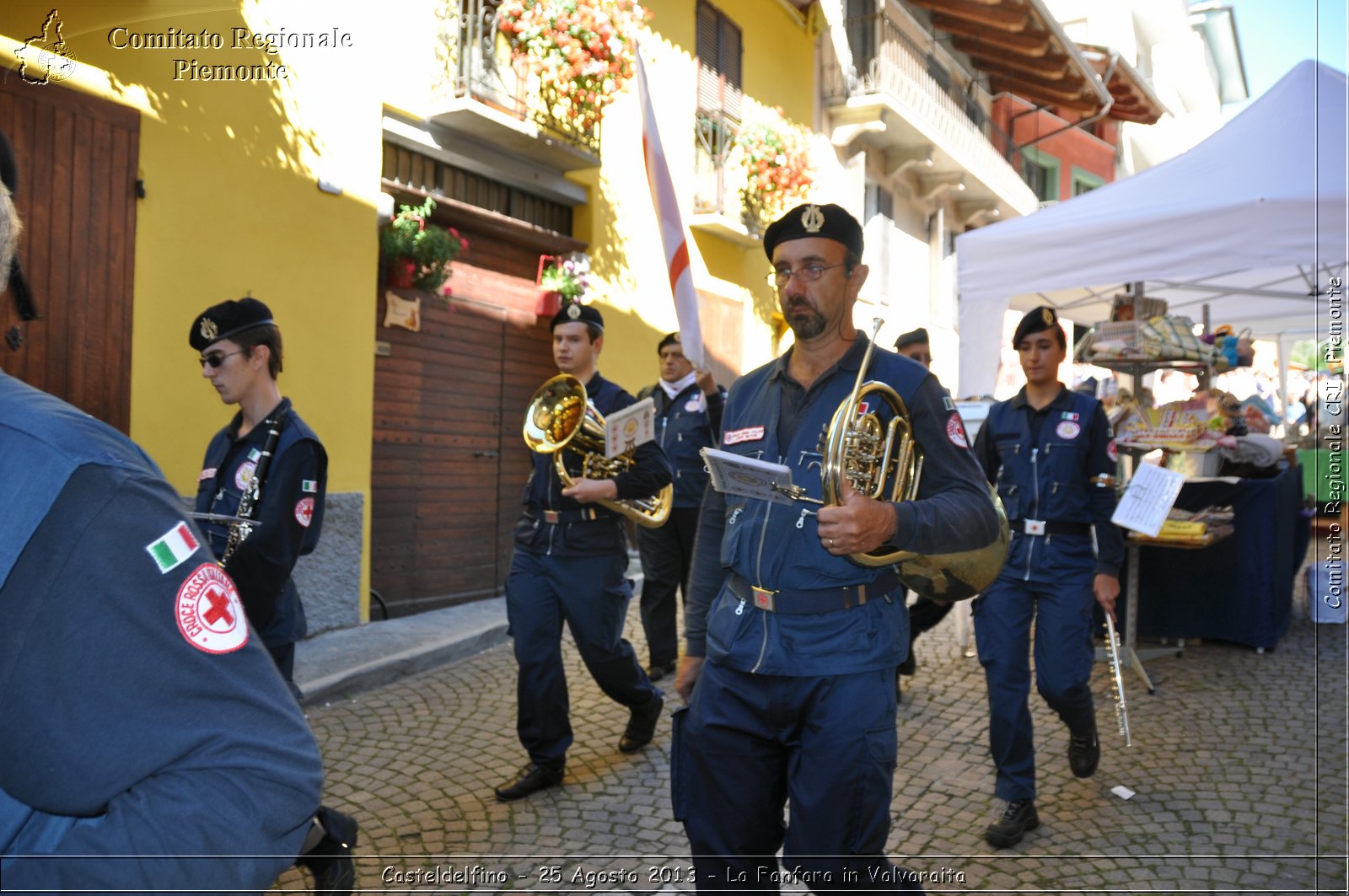 Casteldelfino - 25 Agosto 2013 - La Fanfara in Valvaraita - Croce Rossa Italiana - Comitato Regionale del Piemonte