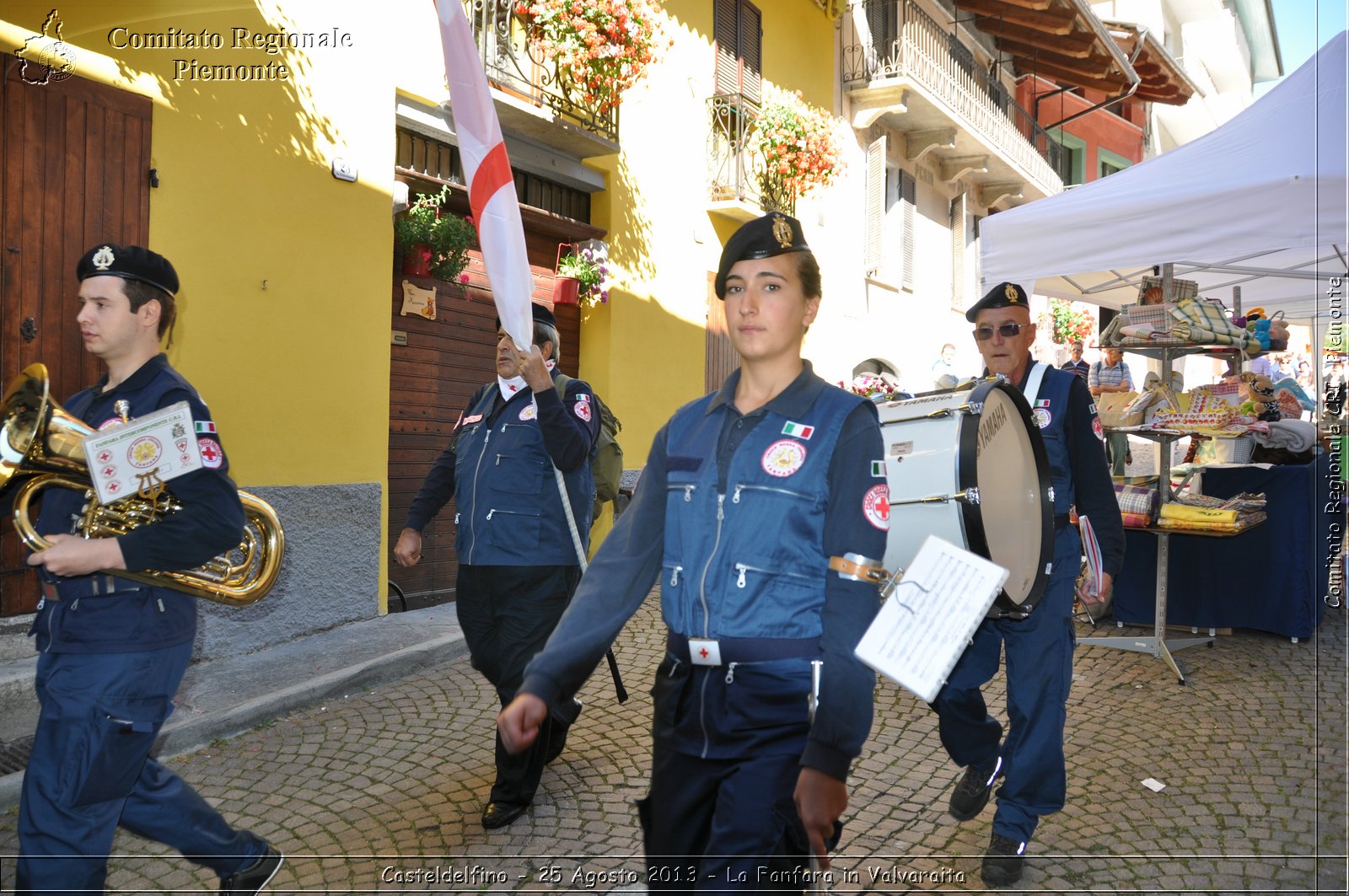 Casteldelfino - 25 Agosto 2013 - La Fanfara in Valvaraita - Croce Rossa Italiana - Comitato Regionale del Piemonte