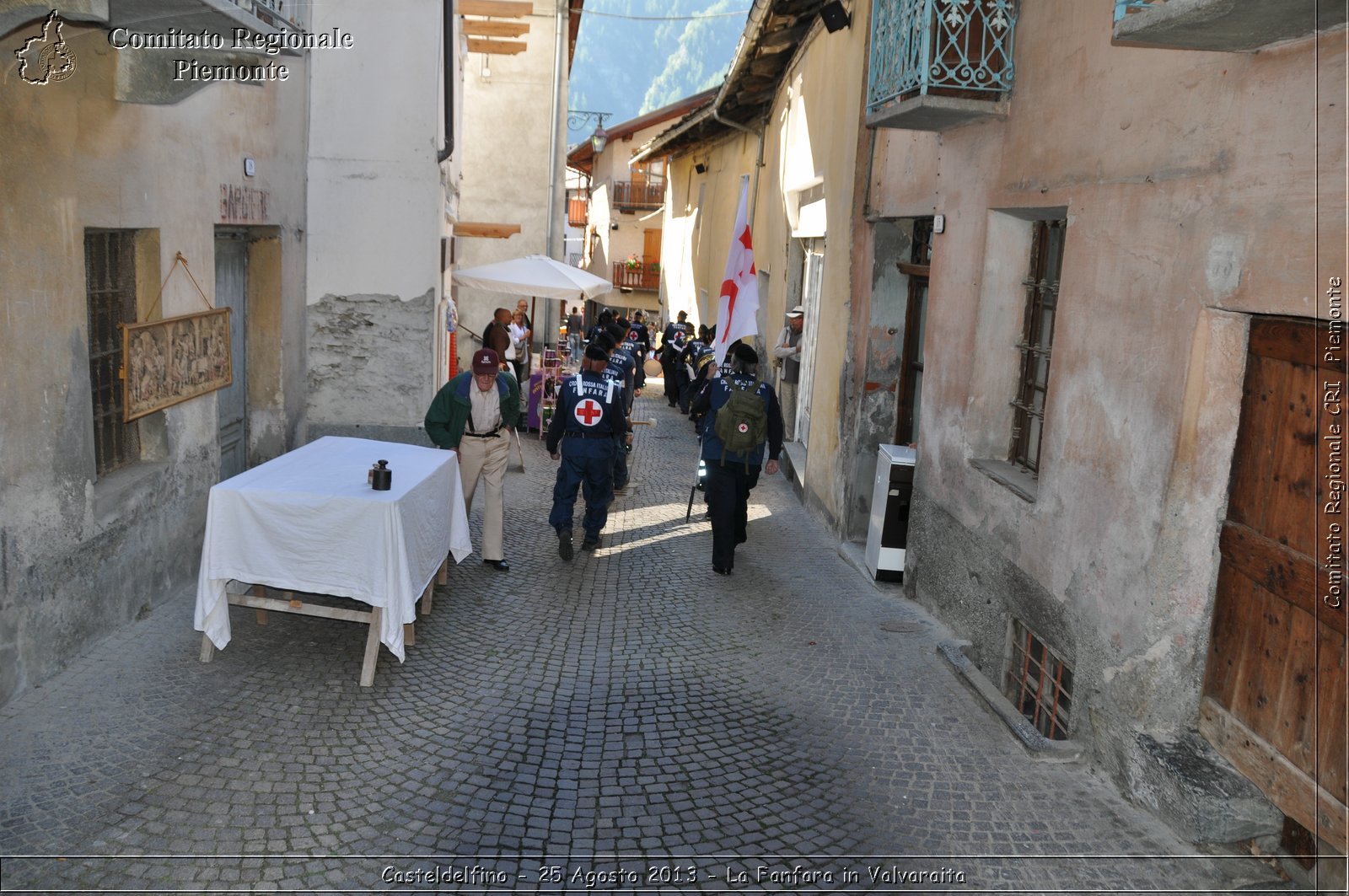 Casteldelfino - 25 Agosto 2013 - La Fanfara in Valvaraita - Croce Rossa Italiana - Comitato Regionale del Piemonte