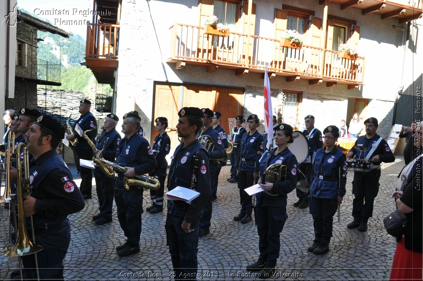 Casteldelfino - 25 Agosto 2013 - La Fanfara in Valvaraita - Croce Rossa Italiana - Comitato Regionale del Piemonte