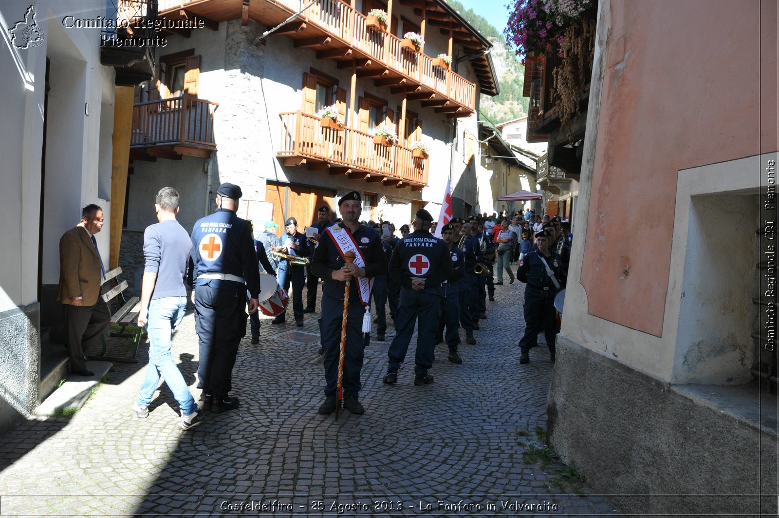 Casteldelfino - 25 Agosto 2013 - La Fanfara in Valvaraita - Croce Rossa Italiana - Comitato Regionale del Piemonte