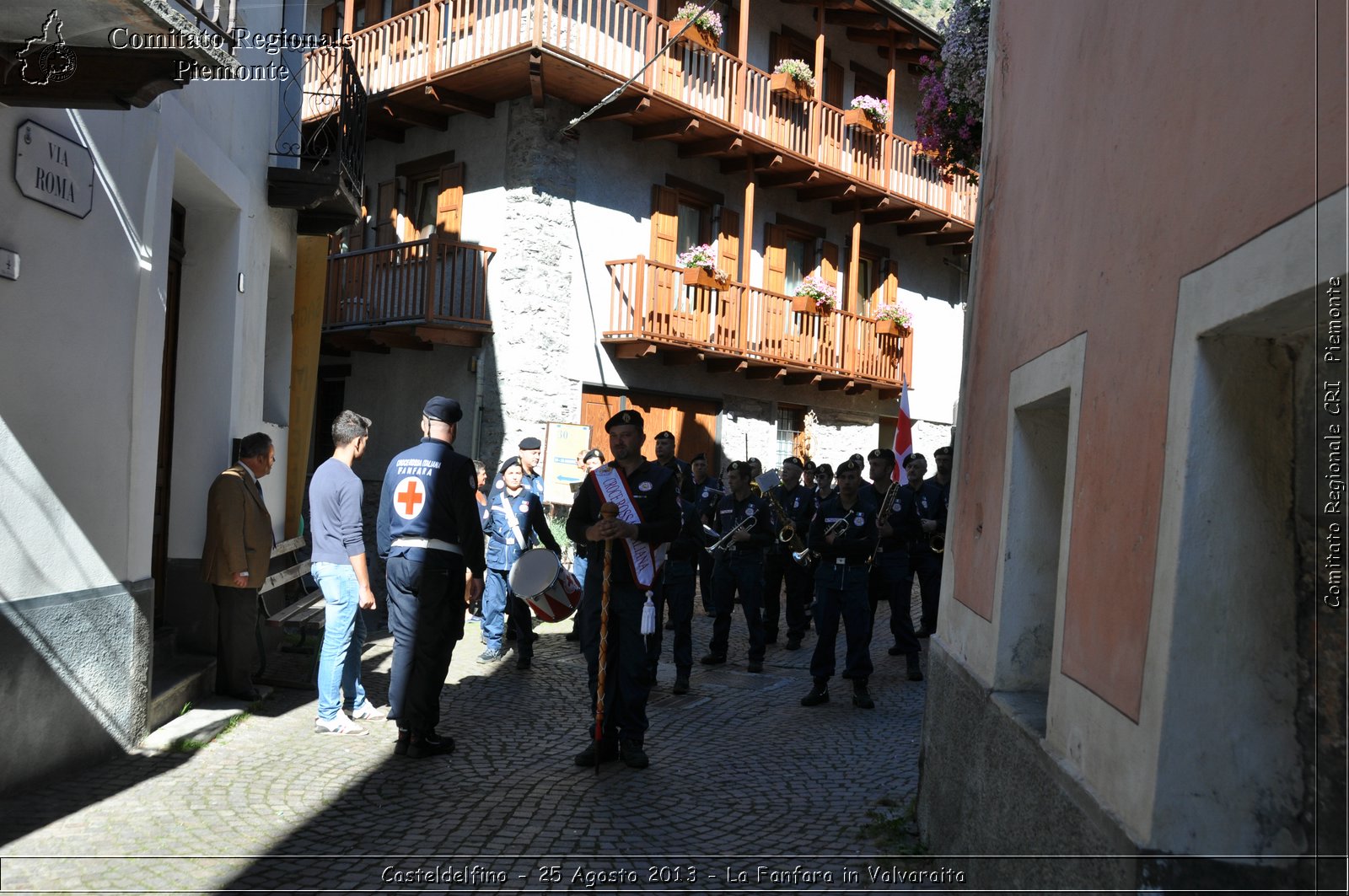 Casteldelfino - 25 Agosto 2013 - La Fanfara in Valvaraita - Croce Rossa Italiana - Comitato Regionale del Piemonte