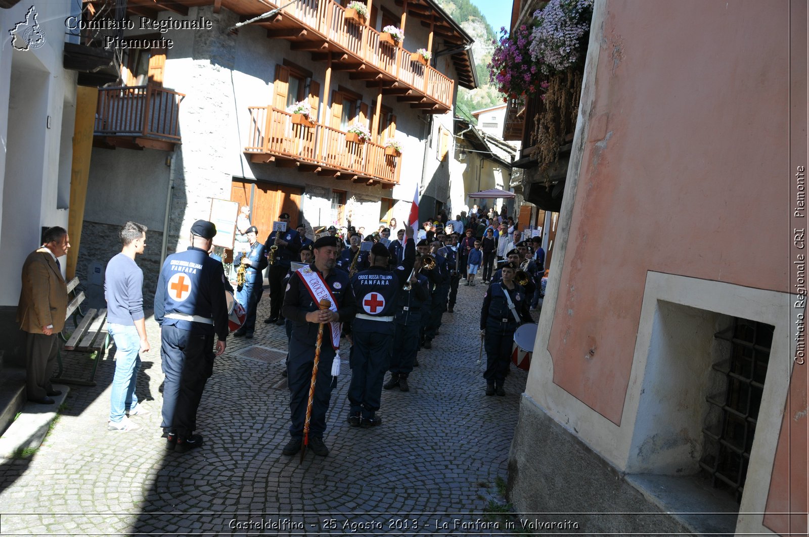 Casteldelfino - 25 Agosto 2013 - La Fanfara in Valvaraita - Croce Rossa Italiana - Comitato Regionale del Piemonte