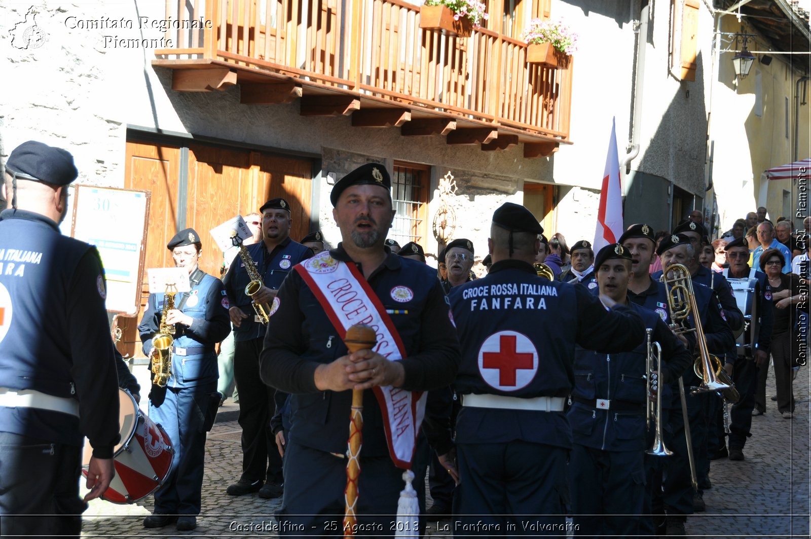 Casteldelfino - 25 Agosto 2013 - La Fanfara in Valvaraita - Croce Rossa Italiana - Comitato Regionale del Piemonte