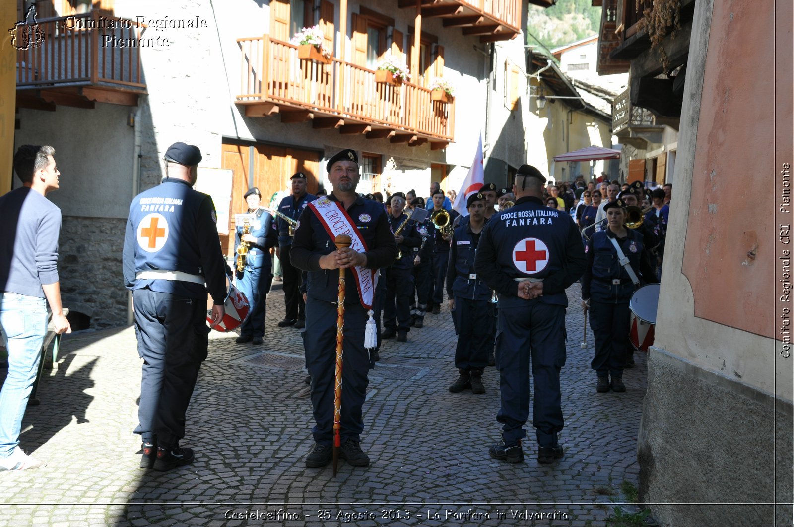 Casteldelfino - 25 Agosto 2013 - La Fanfara in Valvaraita - Croce Rossa Italiana - Comitato Regionale del Piemonte