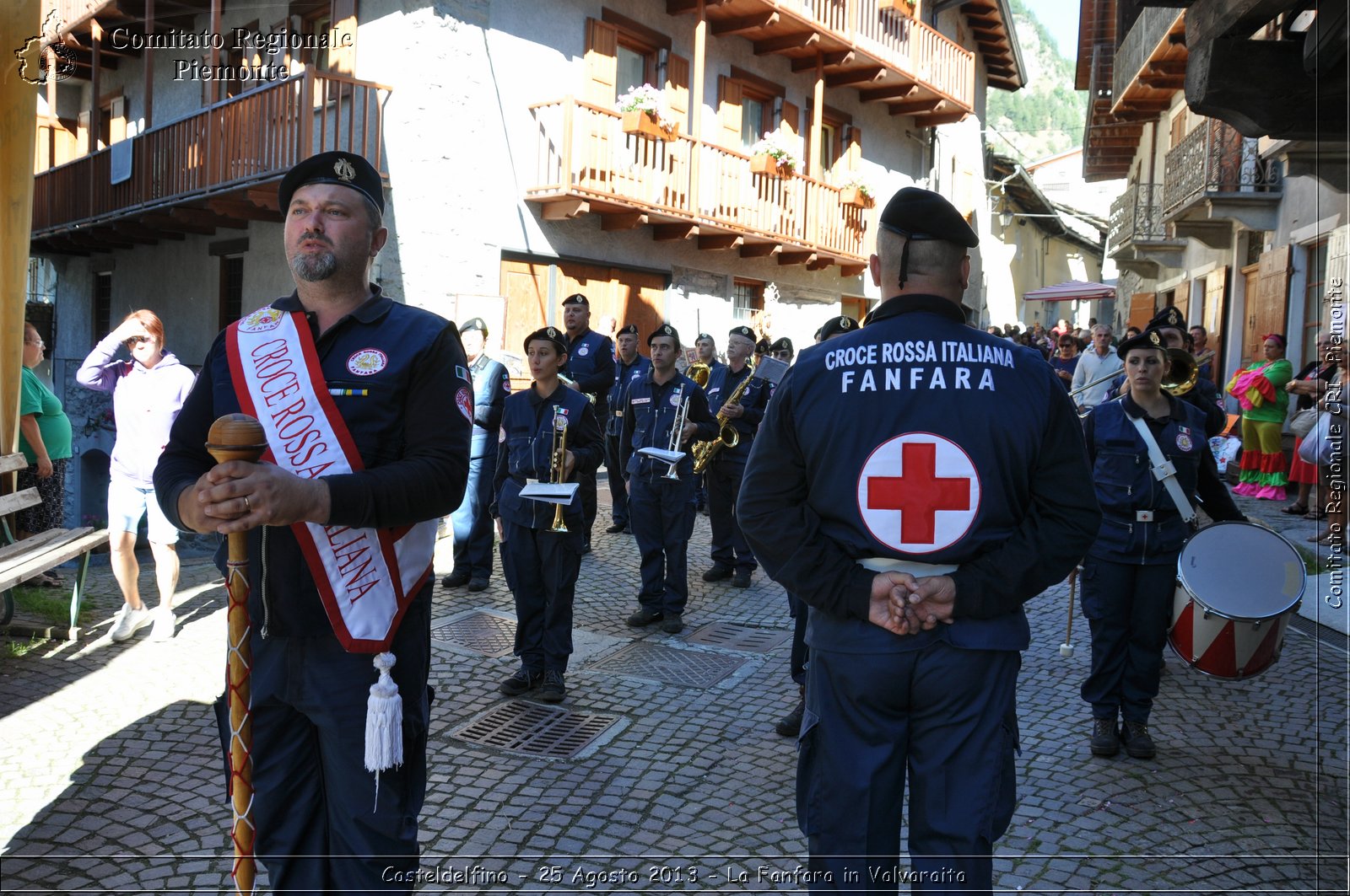 Casteldelfino - 25 Agosto 2013 - La Fanfara in Valvaraita - Croce Rossa Italiana - Comitato Regionale del Piemonte