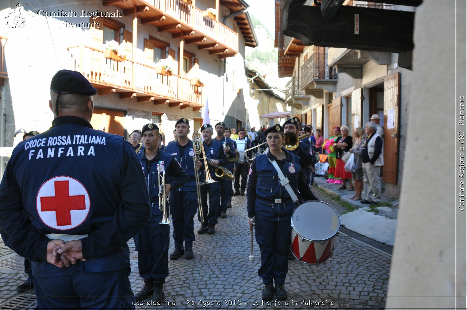 Casteldelfino - 25 Agosto 2013 - La Fanfara in Valvaraita - Croce Rossa Italiana - Comitato Regionale del Piemonte