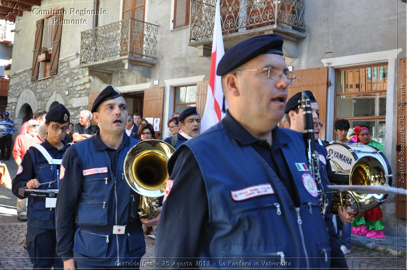 Casteldelfino - 25 Agosto 2013 - La Fanfara in Valvaraita - Croce Rossa Italiana - Comitato Regionale del Piemonte