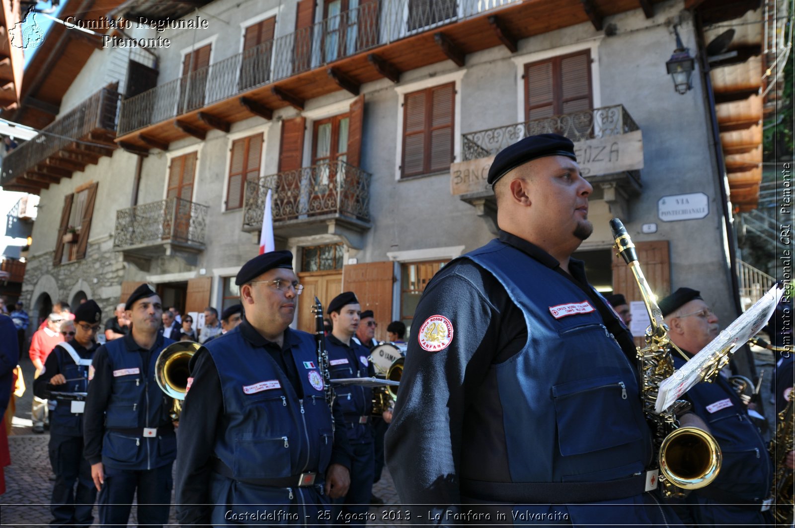 Casteldelfino - 25 Agosto 2013 - La Fanfara in Valvaraita - Croce Rossa Italiana - Comitato Regionale del Piemonte