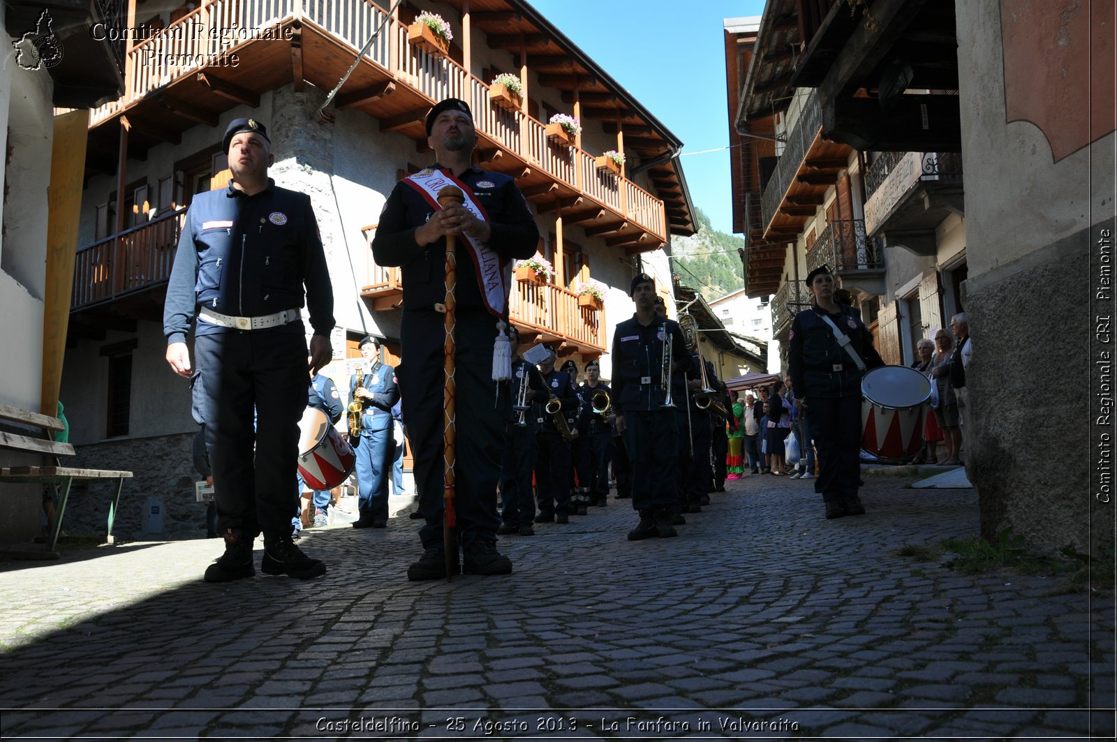 Casteldelfino - 25 Agosto 2013 - La Fanfara in Valvaraita - Croce Rossa Italiana - Comitato Regionale del Piemonte