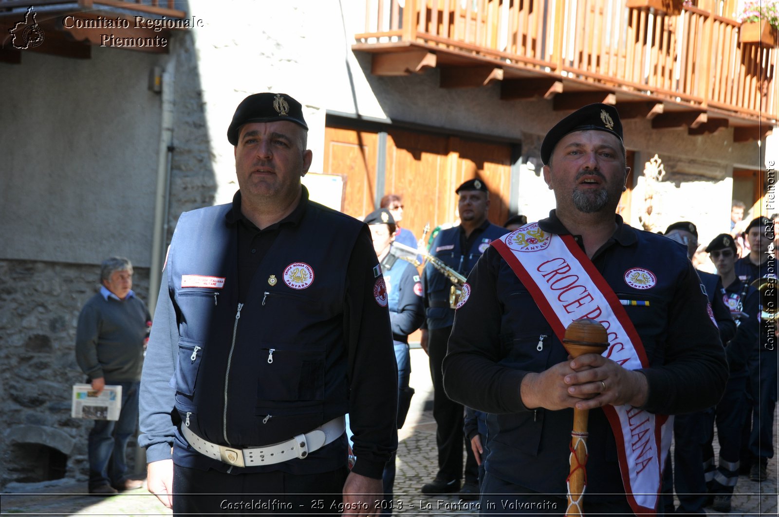 Casteldelfino - 25 Agosto 2013 - La Fanfara in Valvaraita - Croce Rossa Italiana - Comitato Regionale del Piemonte