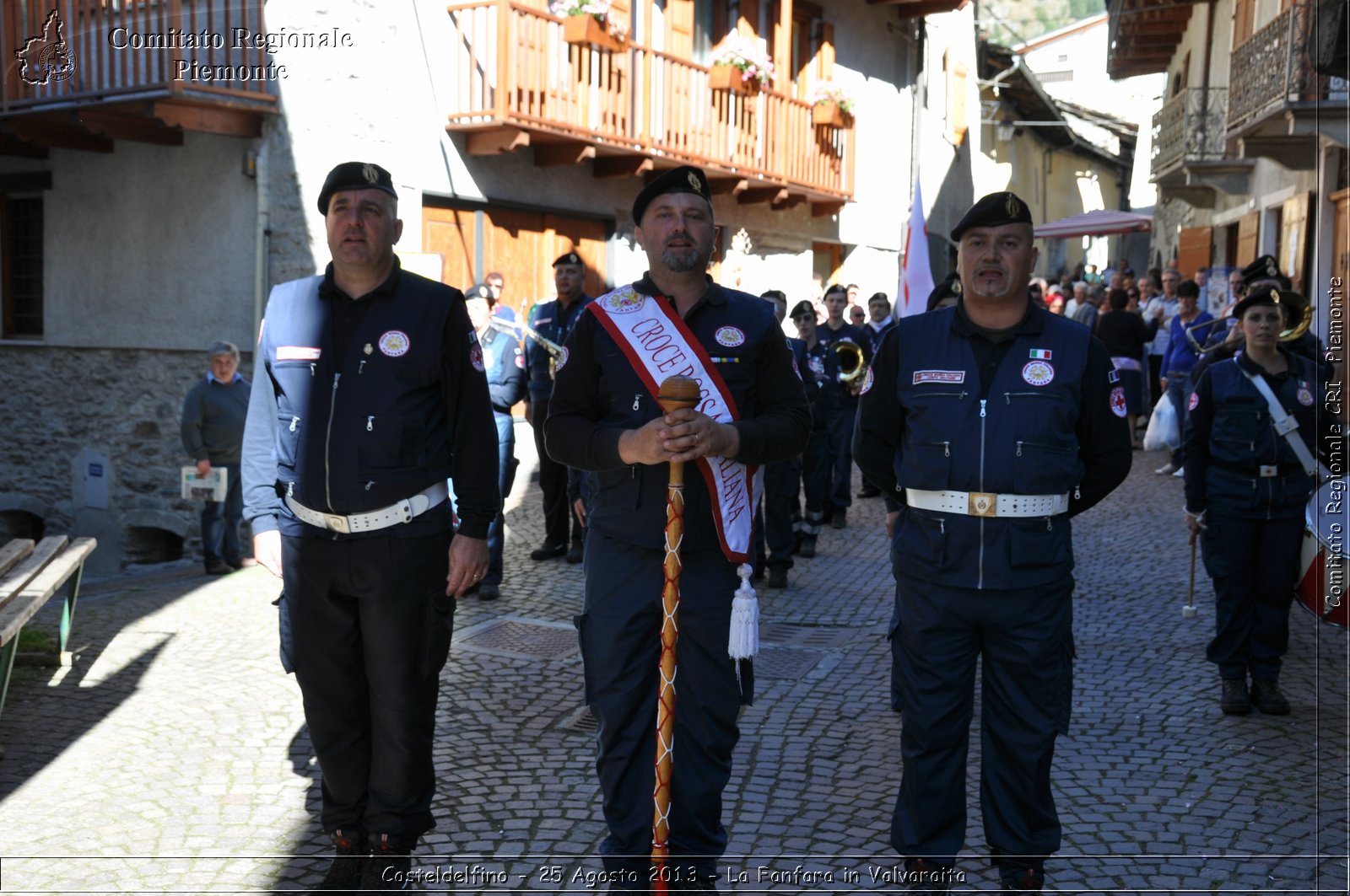 Casteldelfino - 25 Agosto 2013 - La Fanfara in Valvaraita - Croce Rossa Italiana - Comitato Regionale del Piemonte