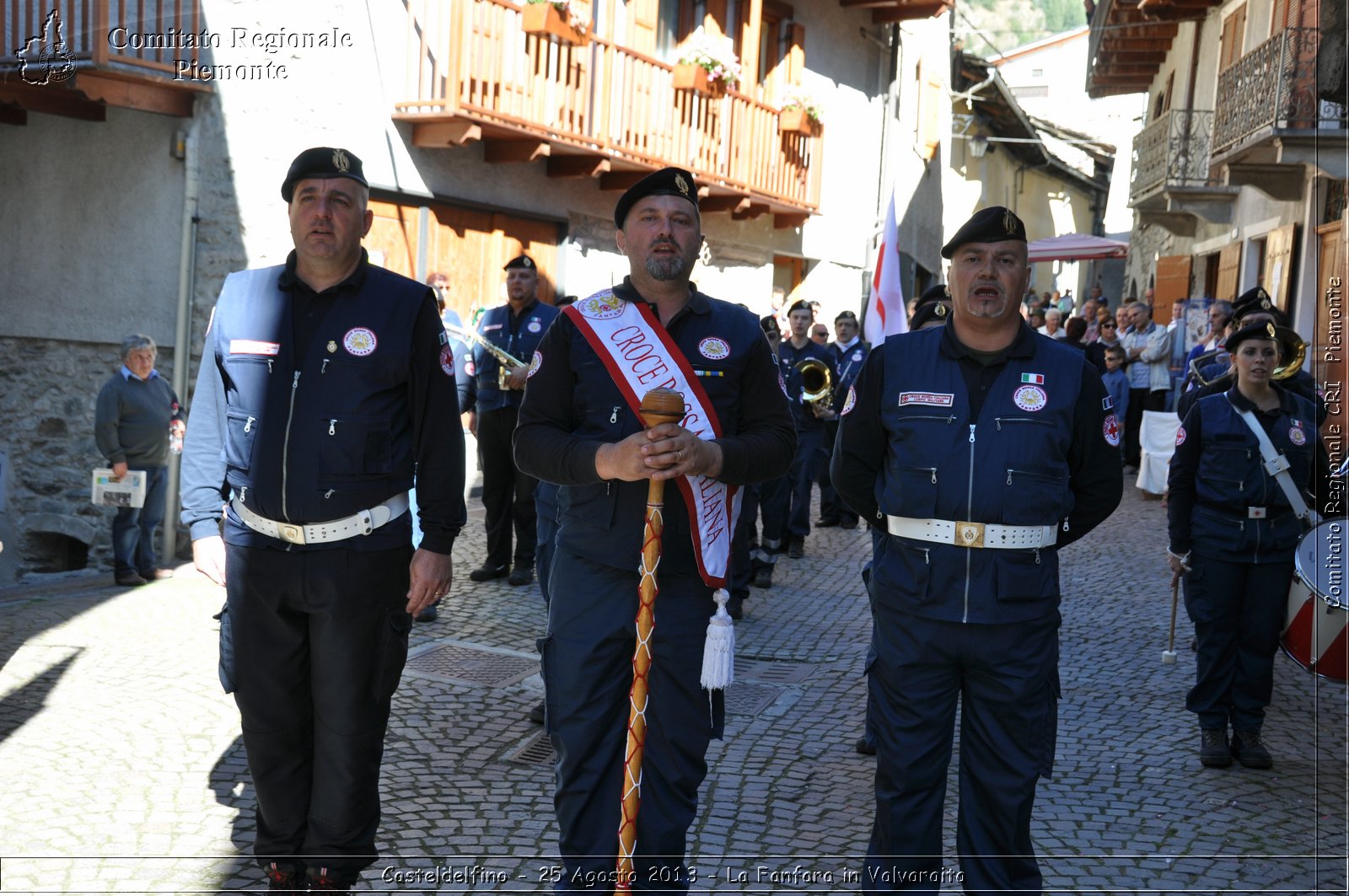 Casteldelfino - 25 Agosto 2013 - La Fanfara in Valvaraita - Croce Rossa Italiana - Comitato Regionale del Piemonte