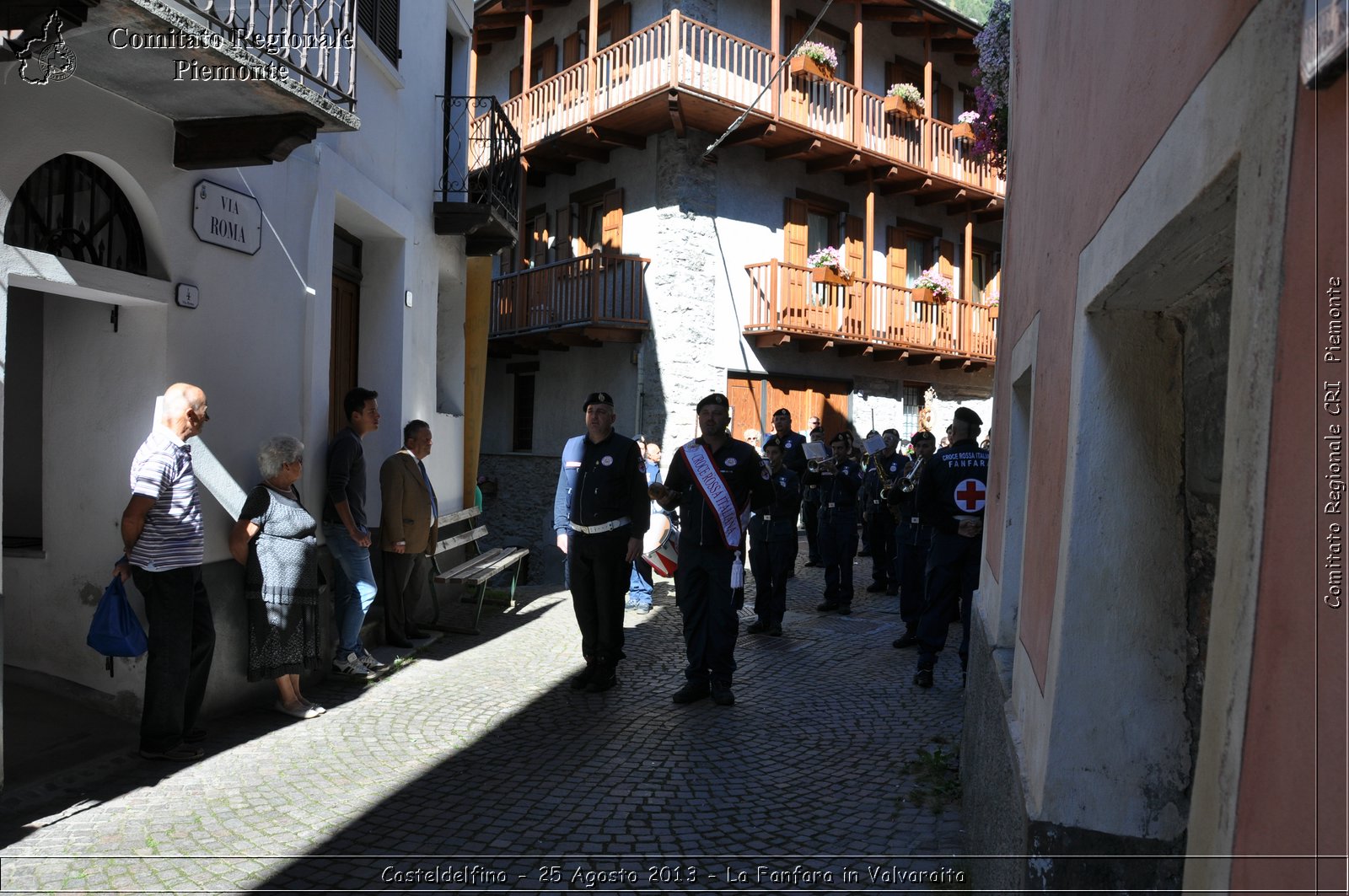 Casteldelfino - 25 Agosto 2013 - La Fanfara in Valvaraita - Croce Rossa Italiana - Comitato Regionale del Piemonte