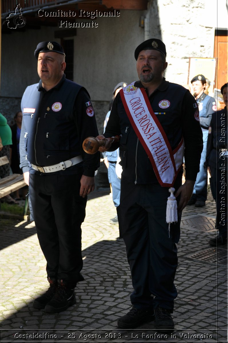 Casteldelfino - 25 Agosto 2013 - La Fanfara in Valvaraita - Croce Rossa Italiana - Comitato Regionale del Piemonte