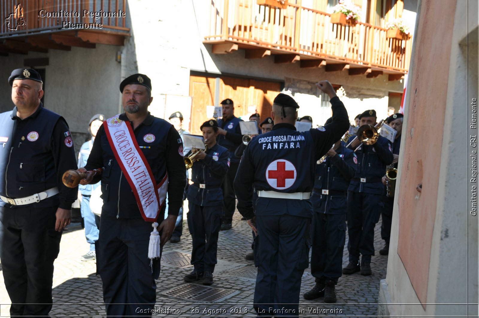 Casteldelfino - 25 Agosto 2013 - La Fanfara in Valvaraita - Croce Rossa Italiana - Comitato Regionale del Piemonte