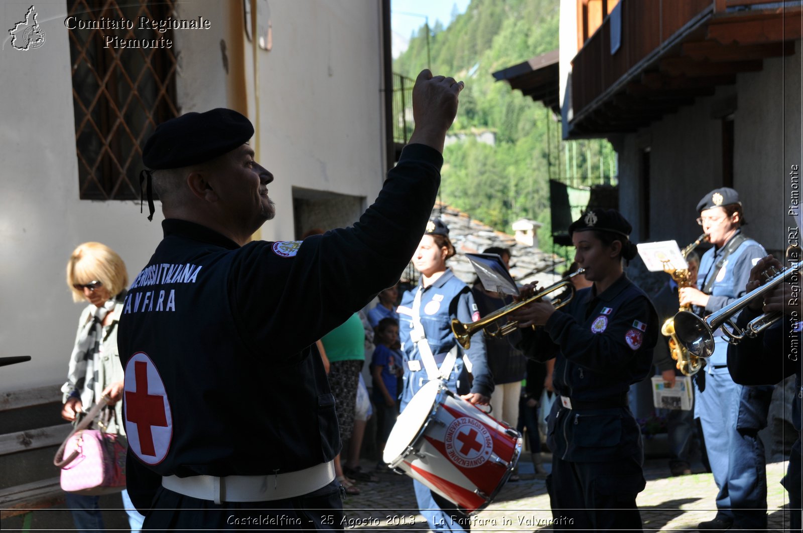 Casteldelfino - 25 Agosto 2013 - La Fanfara in Valvaraita - Croce Rossa Italiana - Comitato Regionale del Piemonte