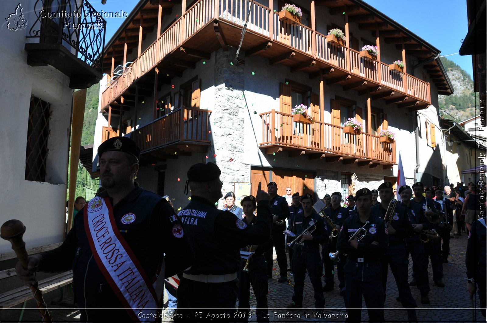 Casteldelfino - 25 Agosto 2013 - La Fanfara in Valvaraita - Croce Rossa Italiana - Comitato Regionale del Piemonte