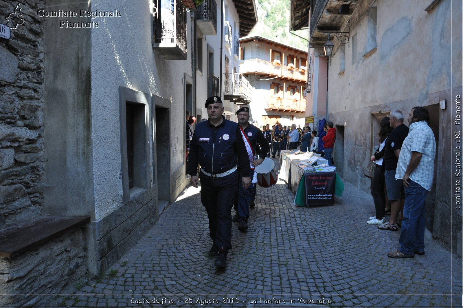 Casteldelfino - 25 Agosto 2013 - La Fanfara in Valvaraita - Croce Rossa Italiana - Comitato Regionale del Piemonte