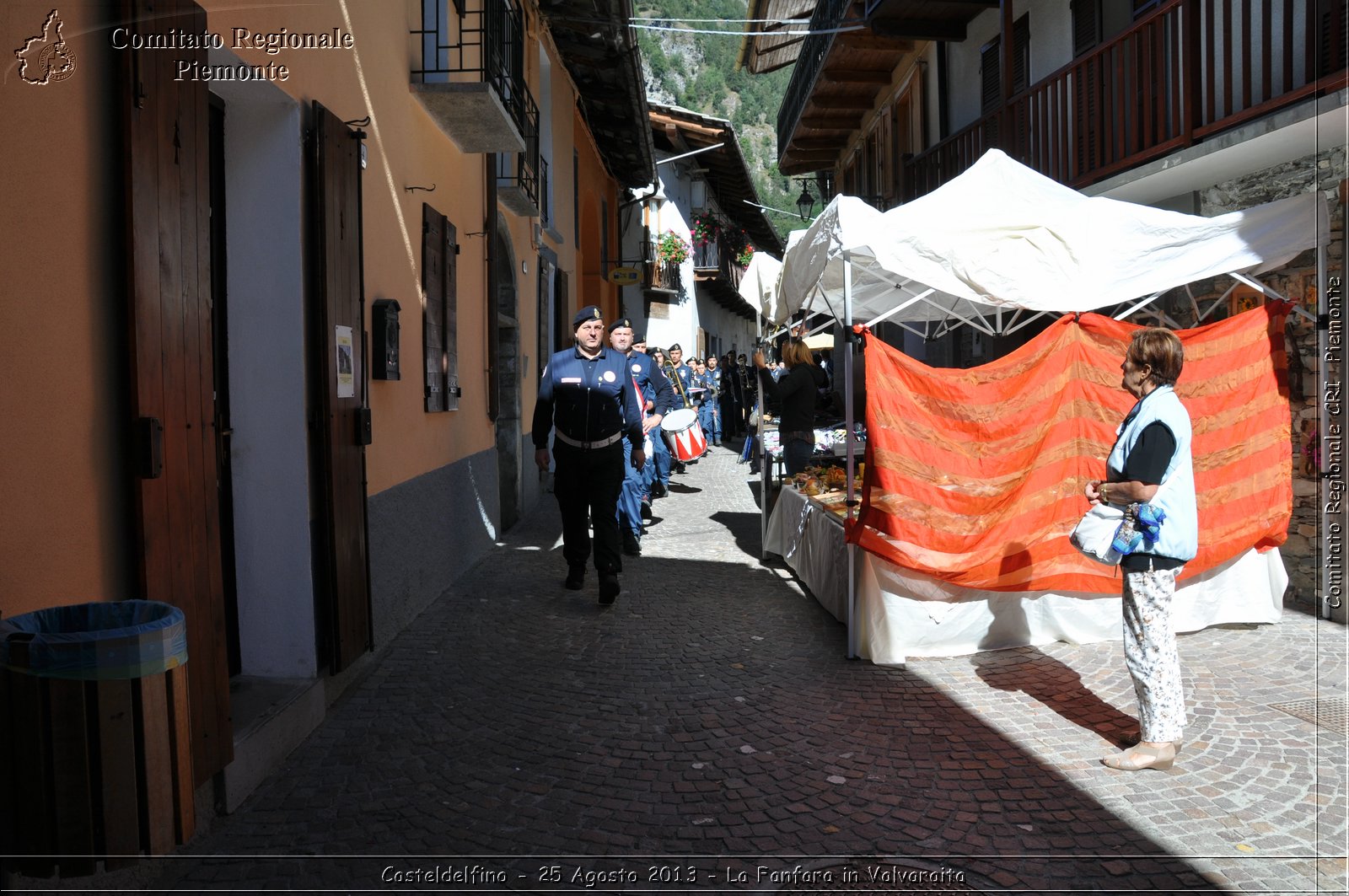 Casteldelfino - 25 Agosto 2013 - La Fanfara in Valvaraita - Croce Rossa Italiana - Comitato Regionale del Piemonte