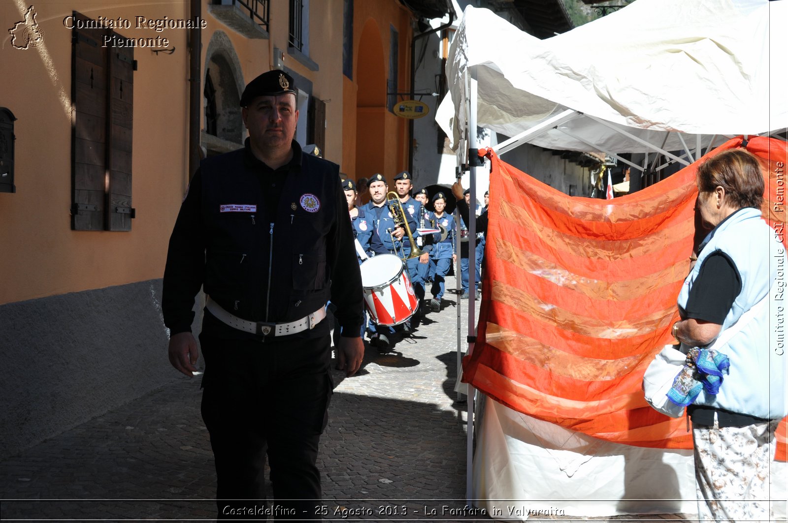 Casteldelfino - 25 Agosto 2013 - La Fanfara in Valvaraita - Croce Rossa Italiana - Comitato Regionale del Piemonte