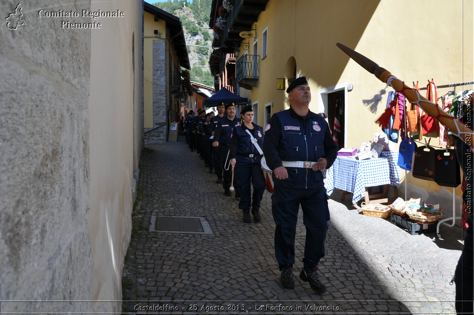 Casteldelfino - 25 Agosto 2013 - La Fanfara in Valvaraita - Croce Rossa Italiana - Comitato Regionale del Piemonte