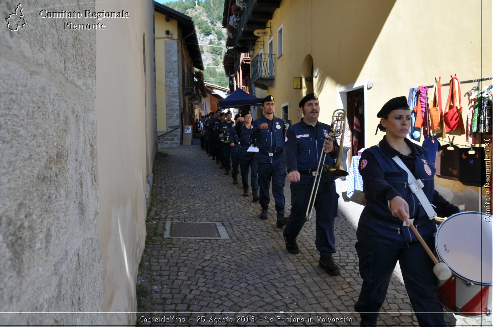 Casteldelfino - 25 Agosto 2013 - La Fanfara in Valvaraita - Croce Rossa Italiana - Comitato Regionale del Piemonte