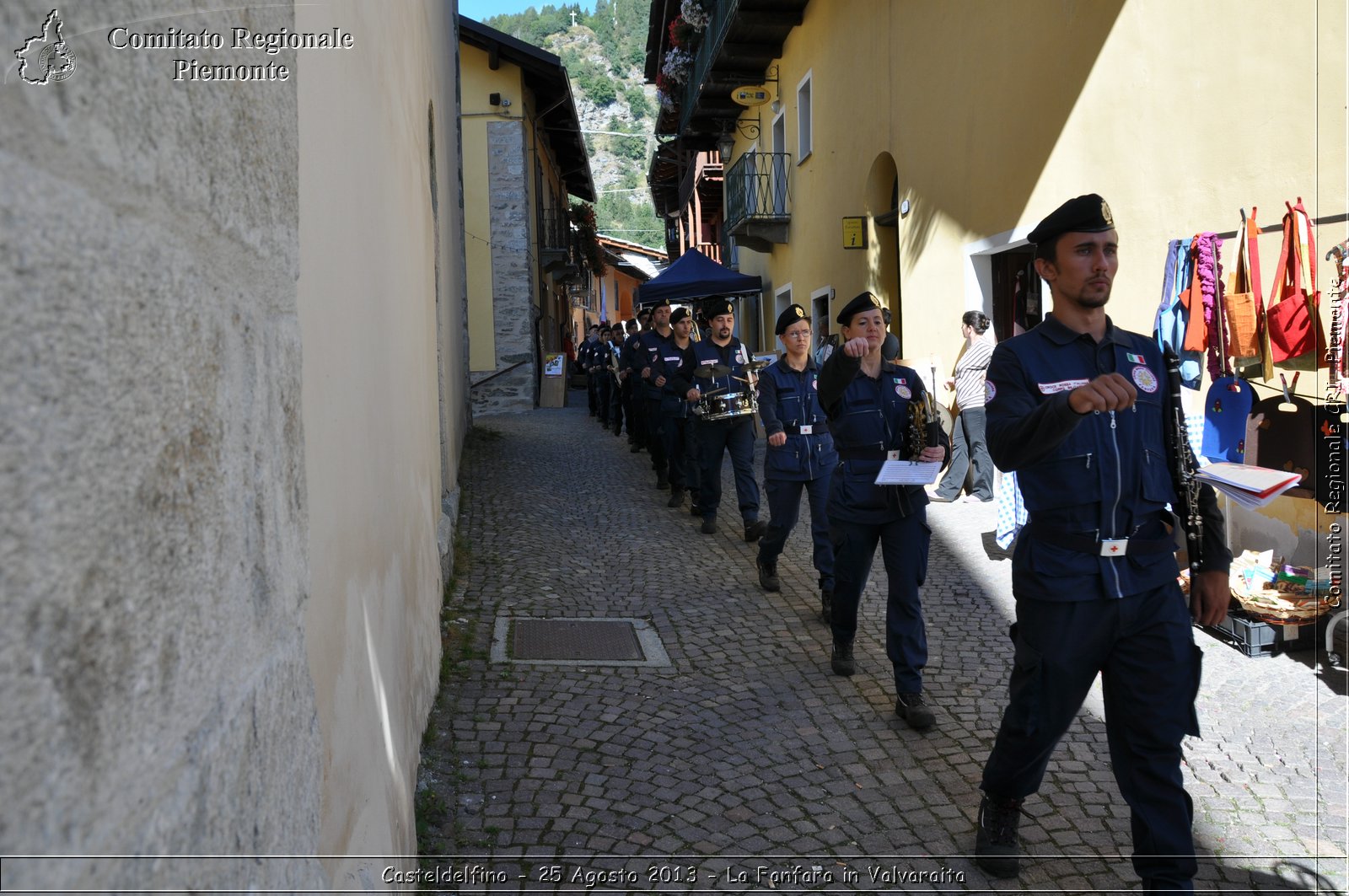 Casteldelfino - 25 Agosto 2013 - La Fanfara in Valvaraita - Croce Rossa Italiana - Comitato Regionale del Piemonte