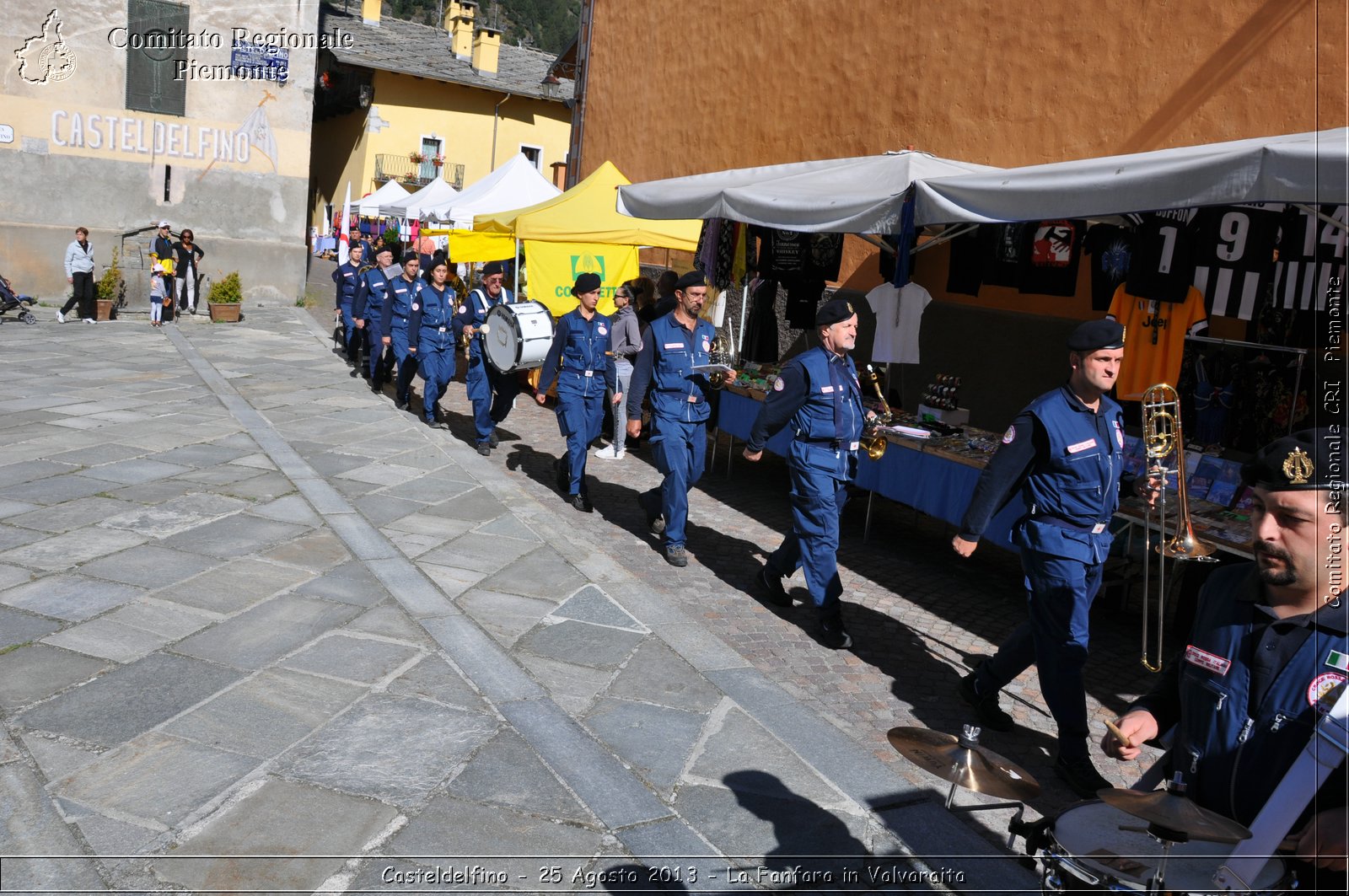 Casteldelfino - 25 Agosto 2013 - La Fanfara in Valvaraita - Croce Rossa Italiana - Comitato Regionale del Piemonte