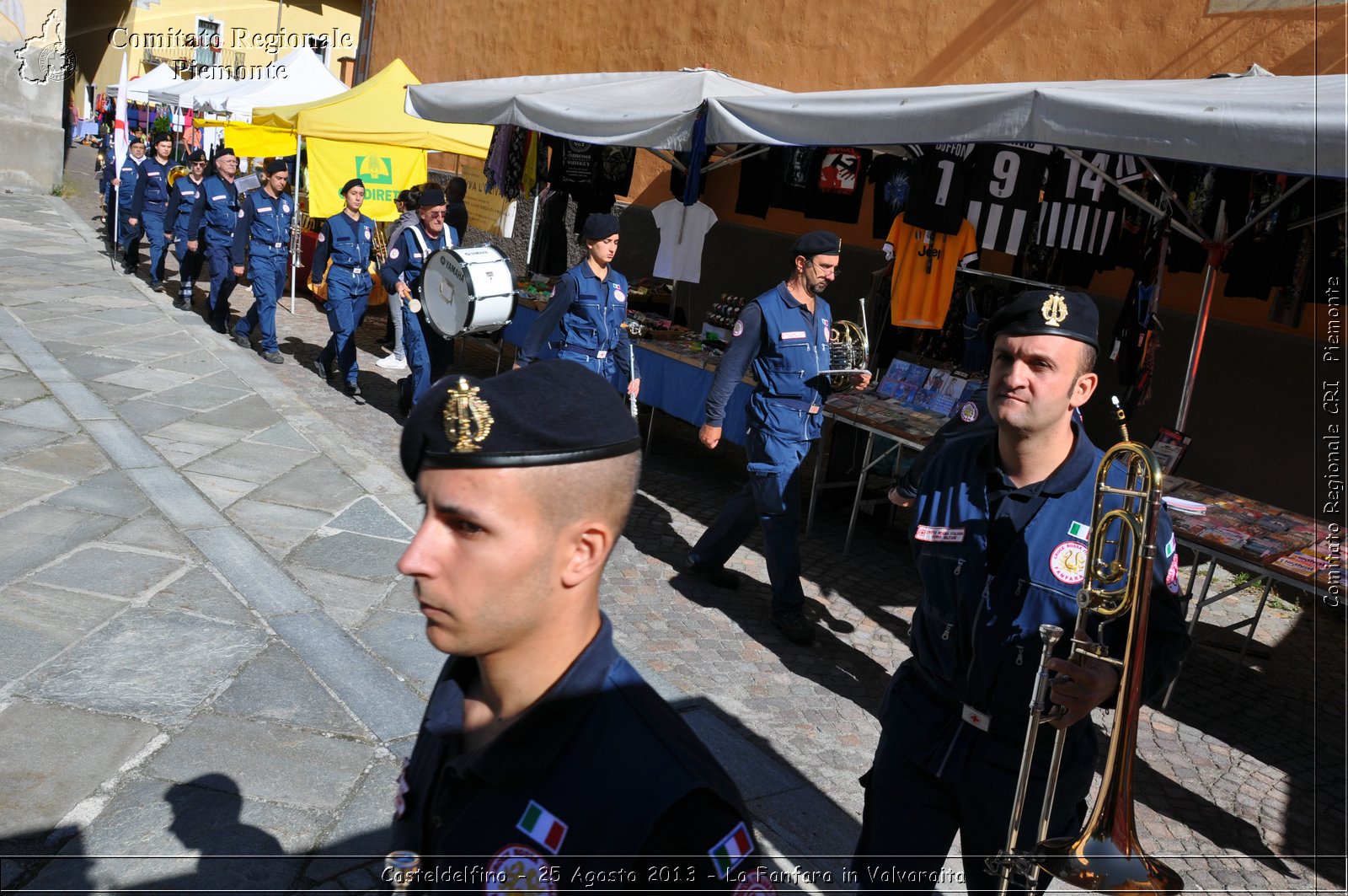 Casteldelfino - 25 Agosto 2013 - La Fanfara in Valvaraita - Croce Rossa Italiana - Comitato Regionale del Piemonte