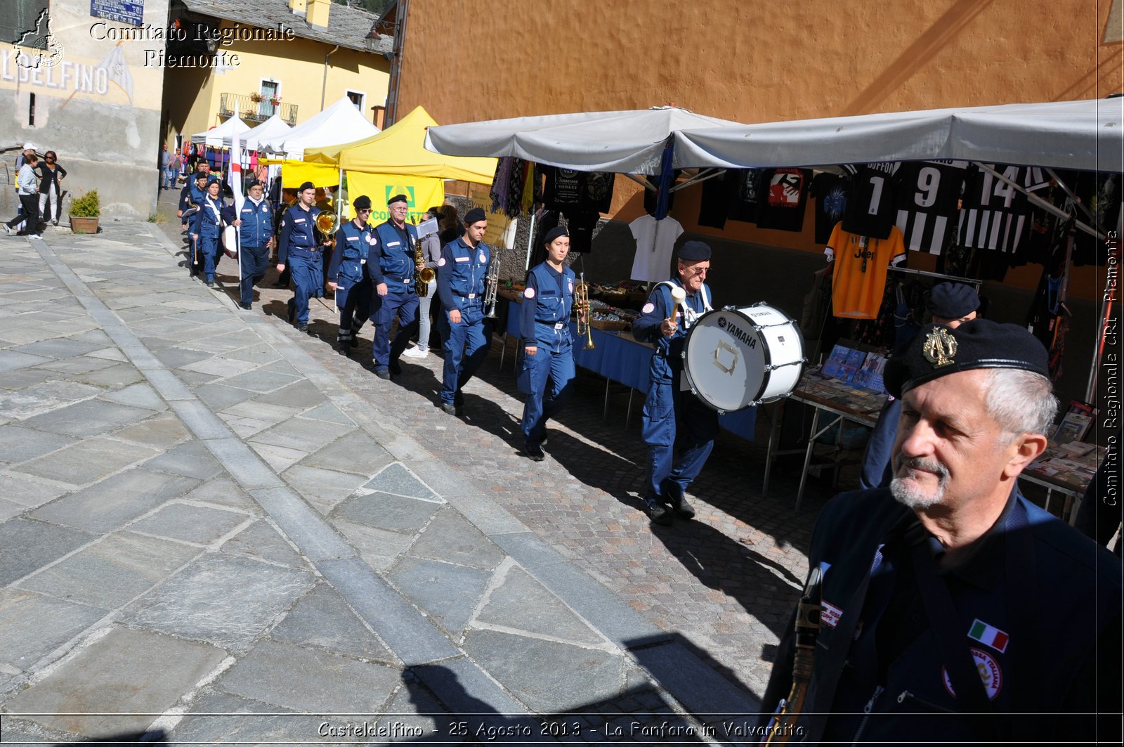 Casteldelfino - 25 Agosto 2013 - La Fanfara in Valvaraita - Croce Rossa Italiana - Comitato Regionale del Piemonte