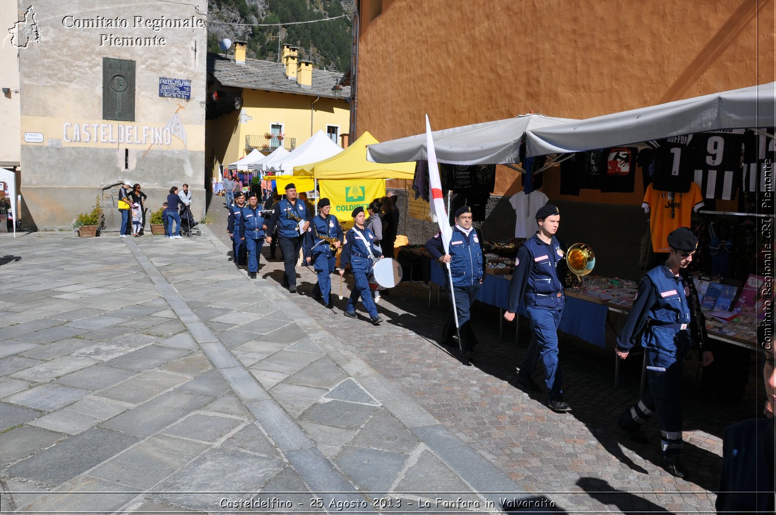 Casteldelfino - 25 Agosto 2013 - La Fanfara in Valvaraita - Croce Rossa Italiana - Comitato Regionale del Piemonte