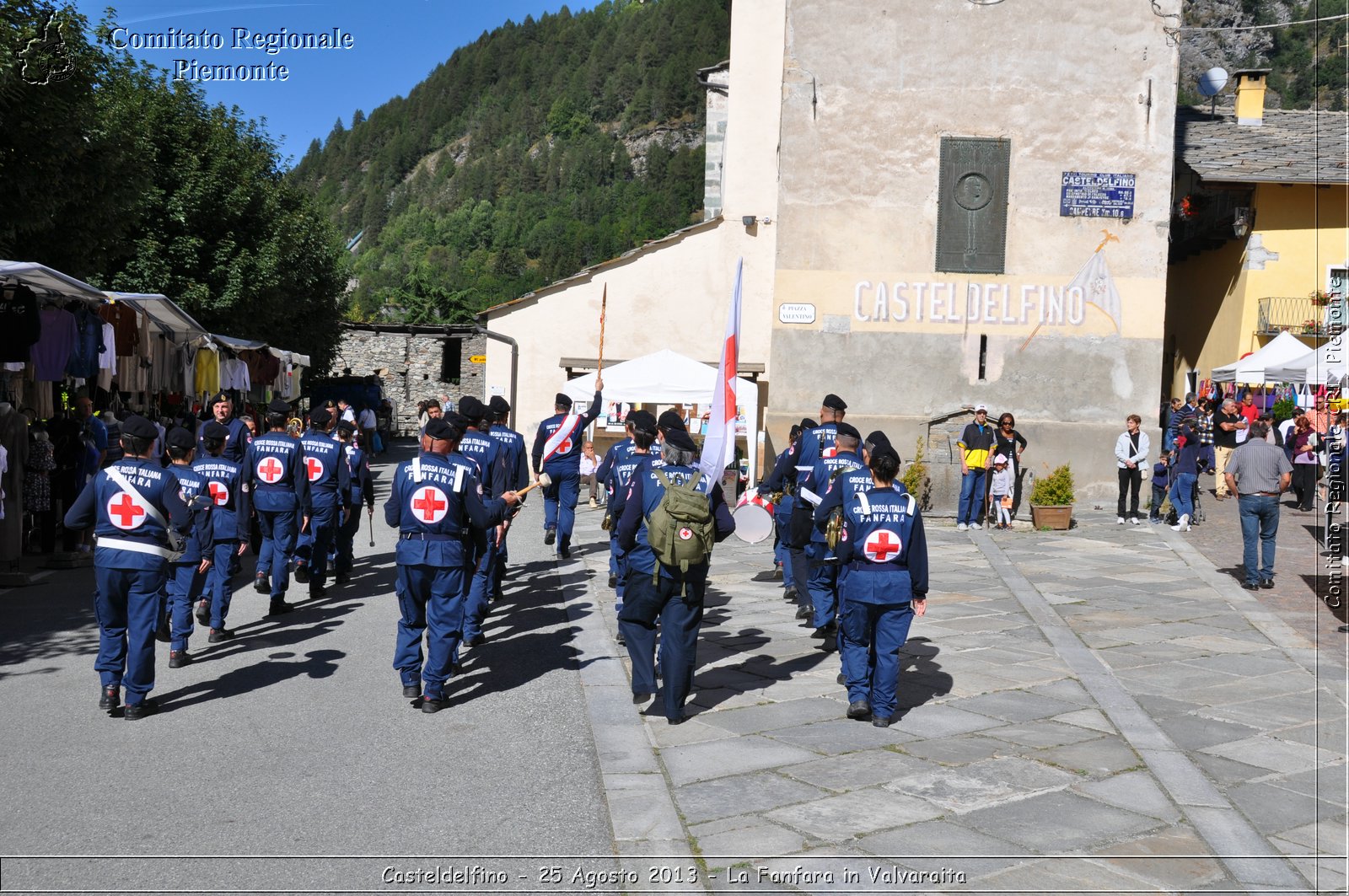 Casteldelfino - 25 Agosto 2013 - La Fanfara in Valvaraita - Croce Rossa Italiana - Comitato Regionale del Piemonte