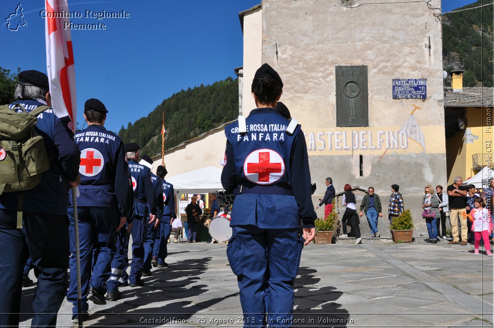 Casteldelfino - 25 Agosto 2013 - La Fanfara in Valvaraita - Croce Rossa Italiana - Comitato Regionale del Piemonte