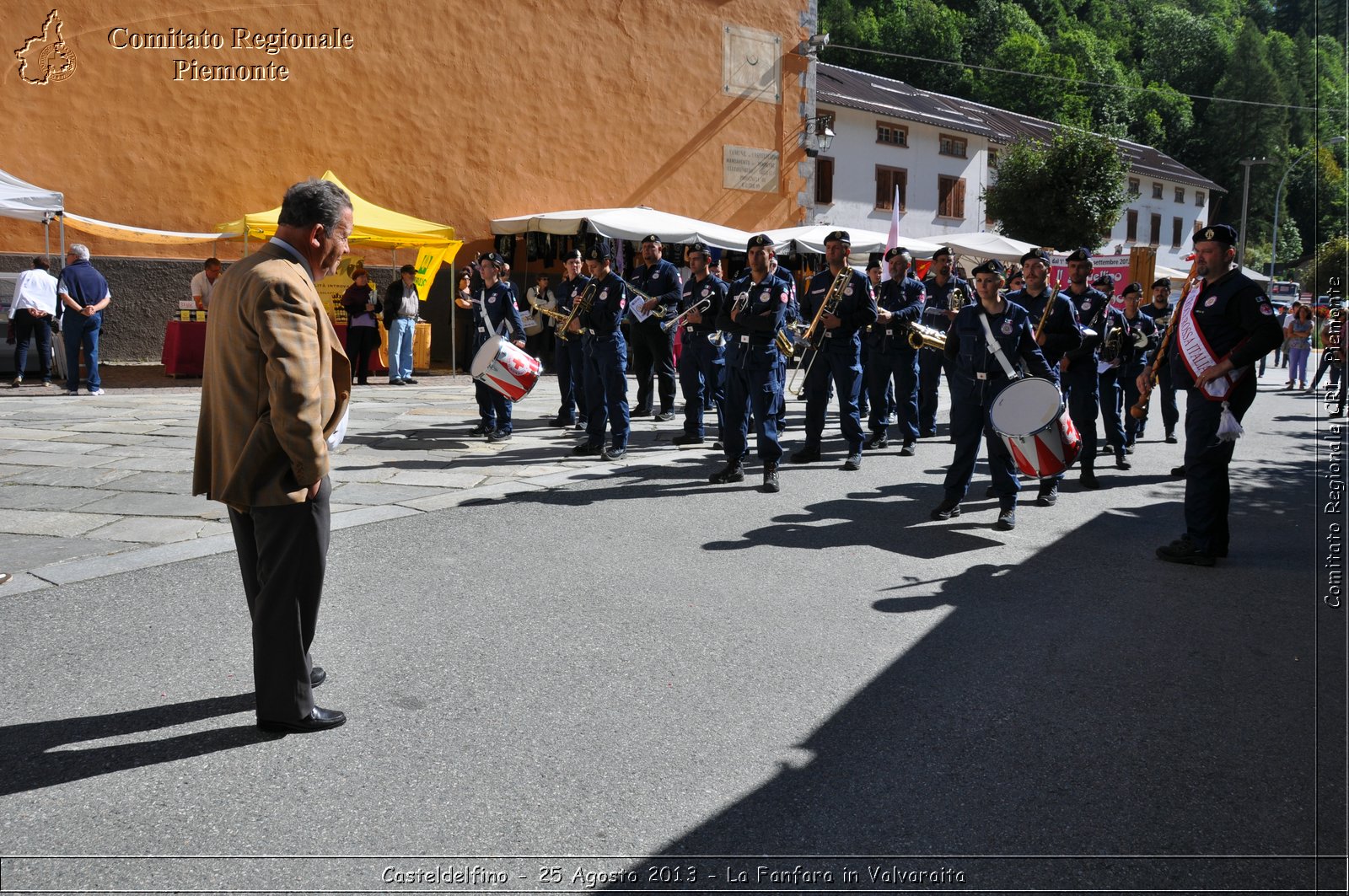 Casteldelfino - 25 Agosto 2013 - La Fanfara in Valvaraita - Croce Rossa Italiana - Comitato Regionale del Piemonte