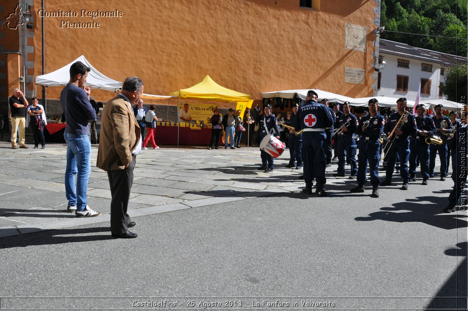 Casteldelfino - 25 Agosto 2013 - La Fanfara in Valvaraita - Croce Rossa Italiana - Comitato Regionale del Piemonte