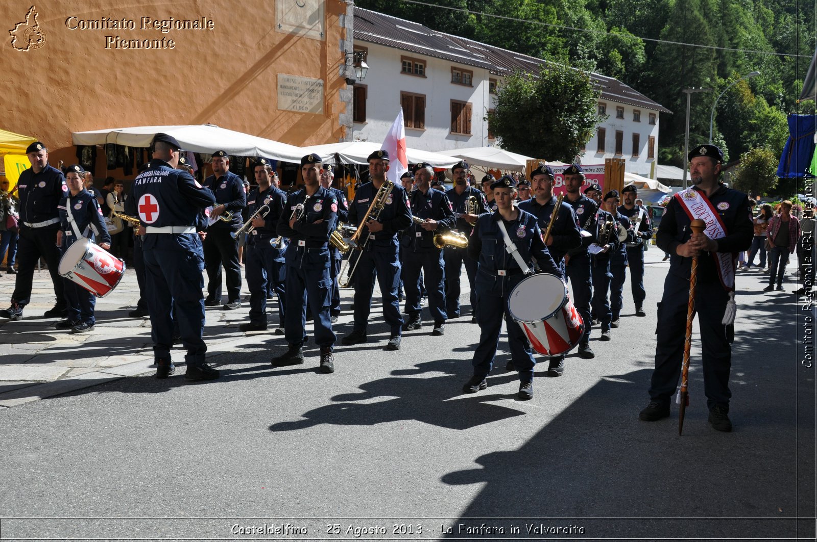 Casteldelfino - 25 Agosto 2013 - La Fanfara in Valvaraita - Croce Rossa Italiana - Comitato Regionale del Piemonte