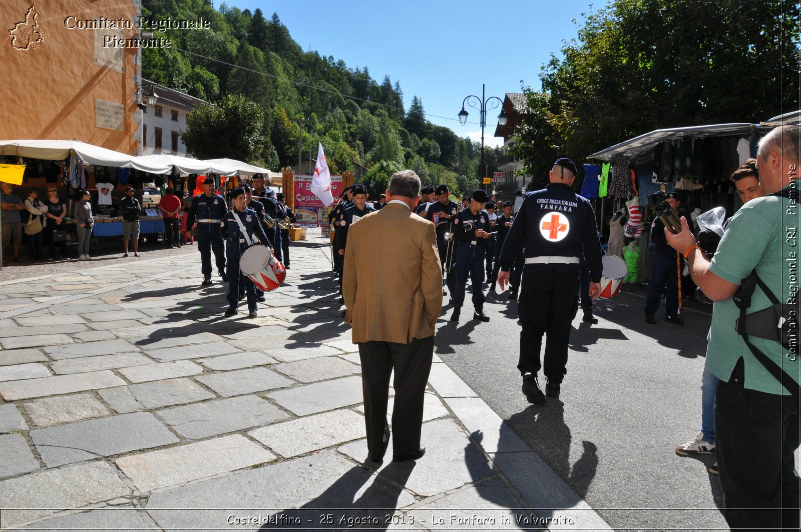 Casteldelfino - 25 Agosto 2013 - La Fanfara in Valvaraita - Croce Rossa Italiana - Comitato Regionale del Piemonte