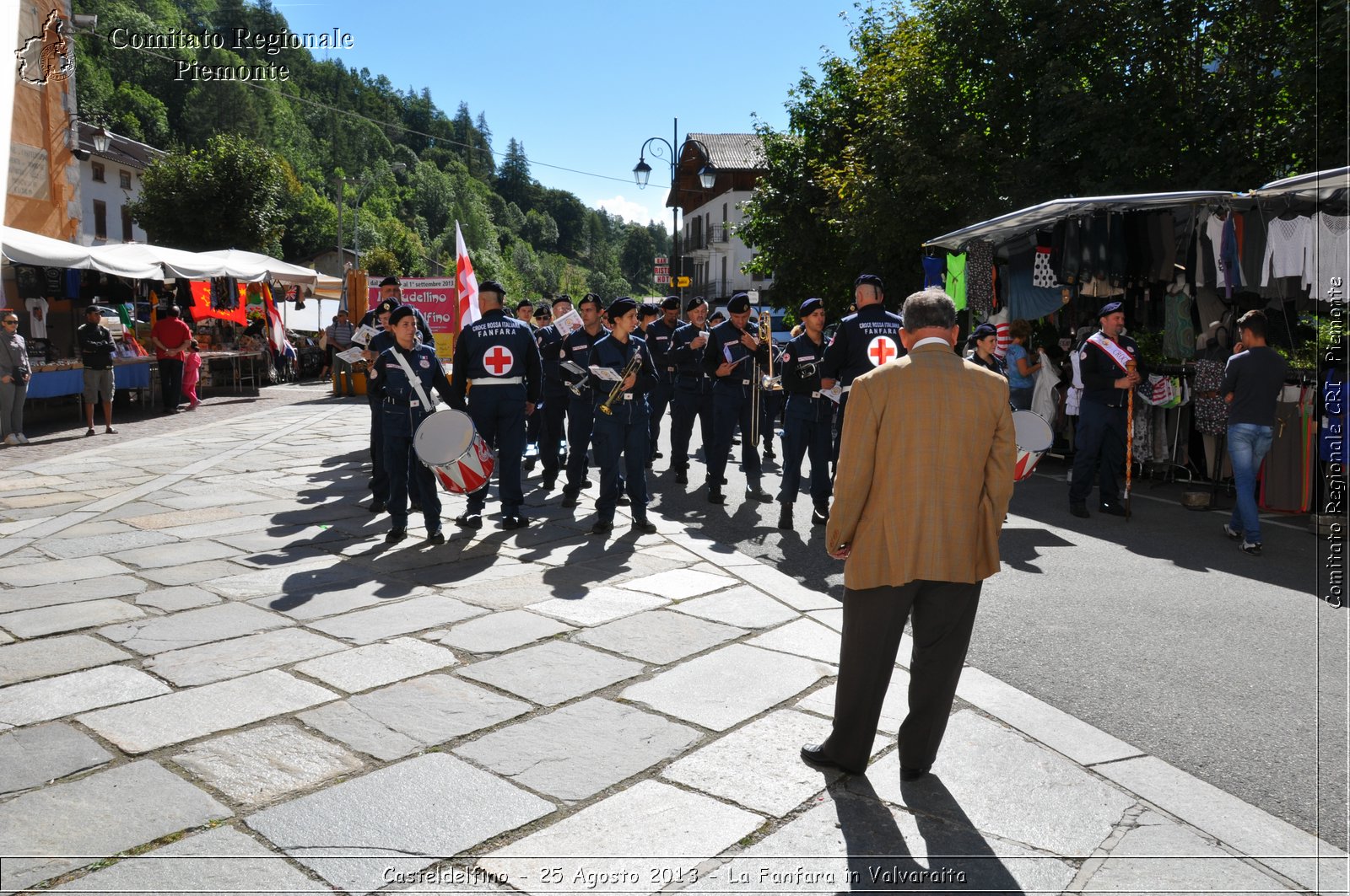 Casteldelfino - 25 Agosto 2013 - La Fanfara in Valvaraita - Croce Rossa Italiana - Comitato Regionale del Piemonte