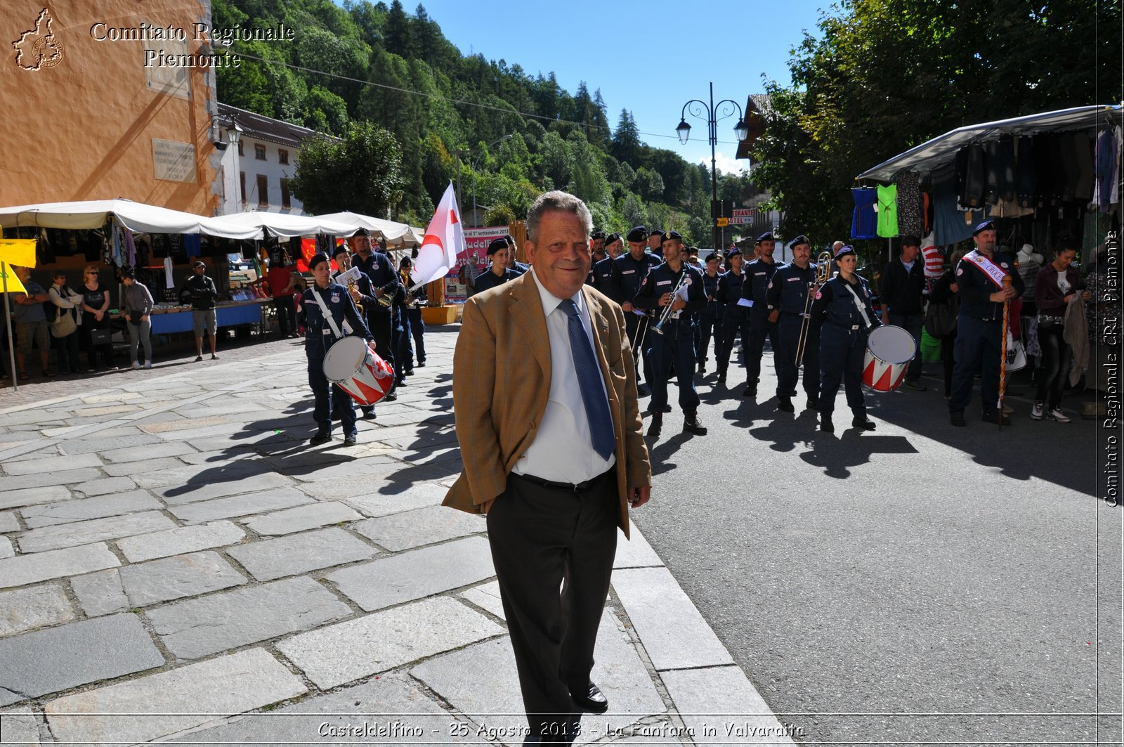 Casteldelfino - 25 Agosto 2013 - La Fanfara in Valvaraita - Croce Rossa Italiana - Comitato Regionale del Piemonte