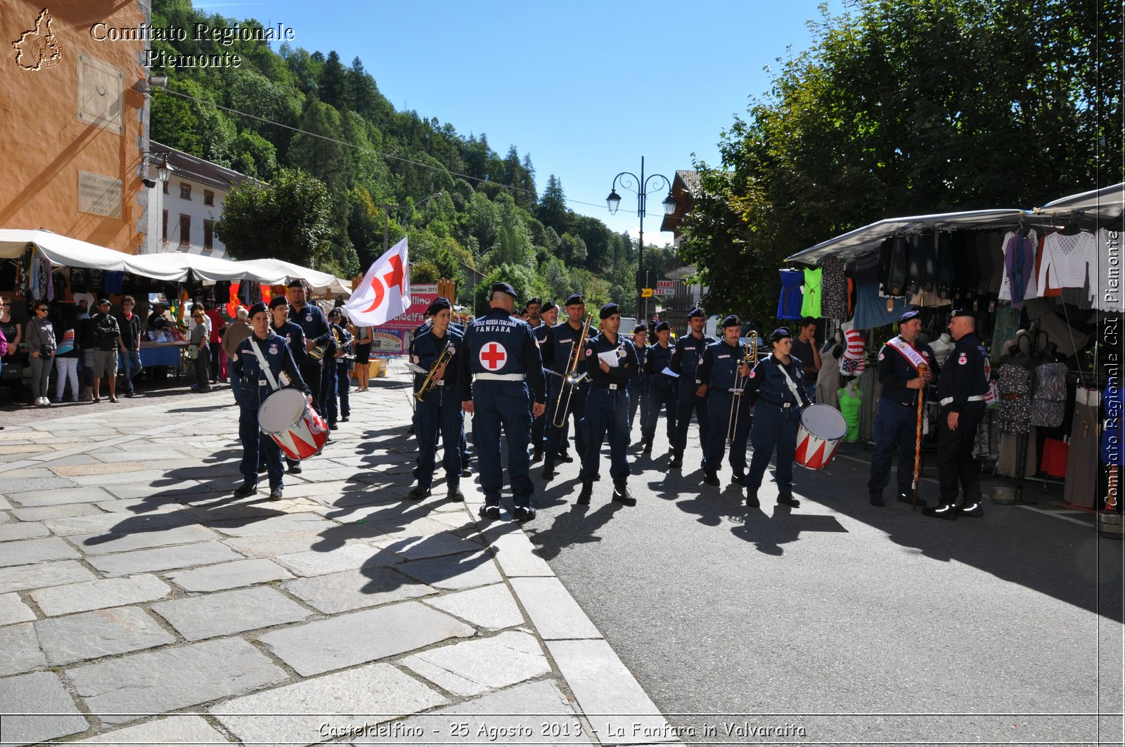 Casteldelfino - 25 Agosto 2013 - La Fanfara in Valvaraita - Croce Rossa Italiana - Comitato Regionale del Piemonte