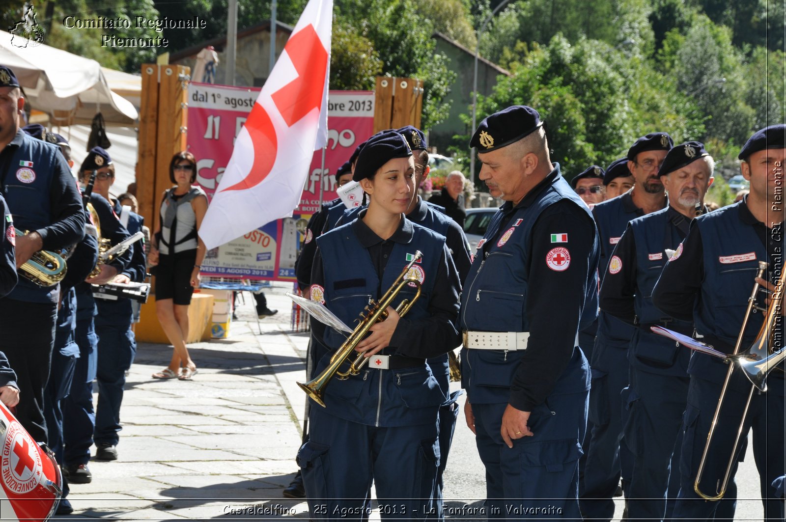 Casteldelfino - 25 Agosto 2013 - La Fanfara in Valvaraita - Croce Rossa Italiana - Comitato Regionale del Piemonte